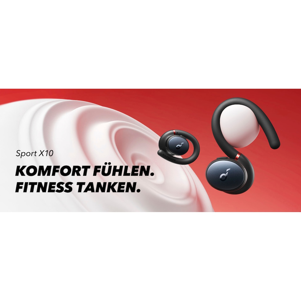 Anker In-Ear-Kopfhörer »Soundcore Sport X10«, Bluetooth, Active Noise Cancelling (ANC)-Sprachsteuerung