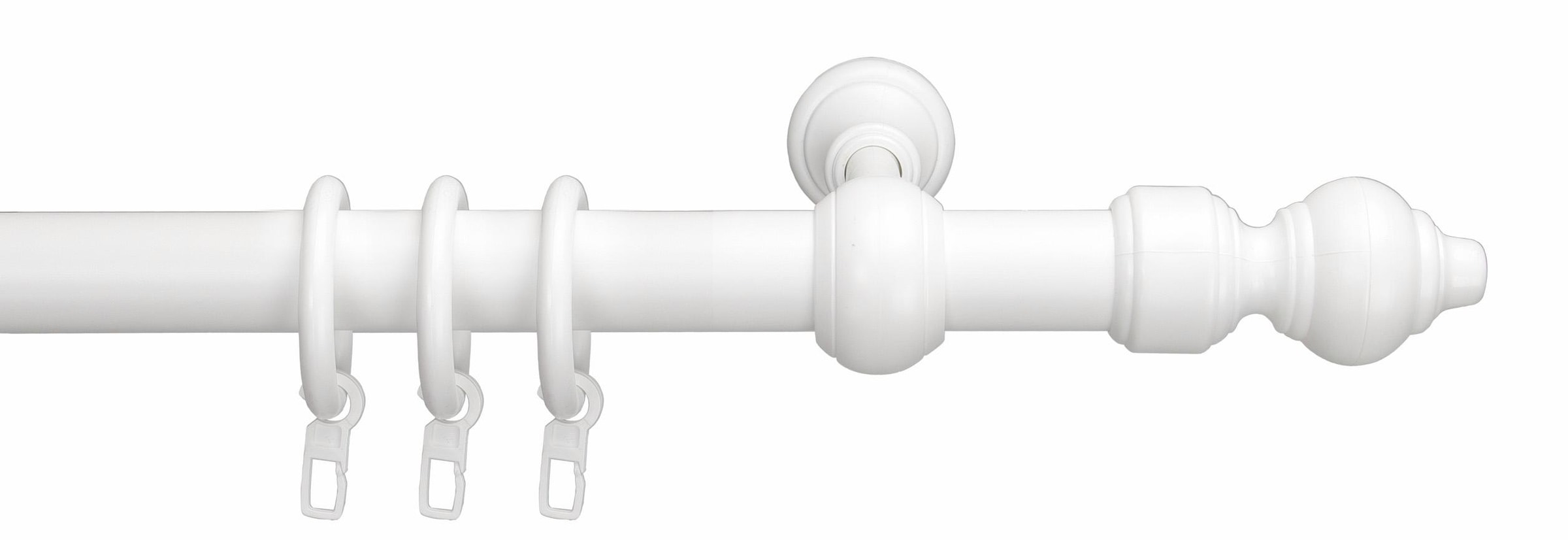 Liedeco Gardinenstange "Thüringen" Ø 28 mm 1 läufig-läufig Fixmaß günstig online kaufen