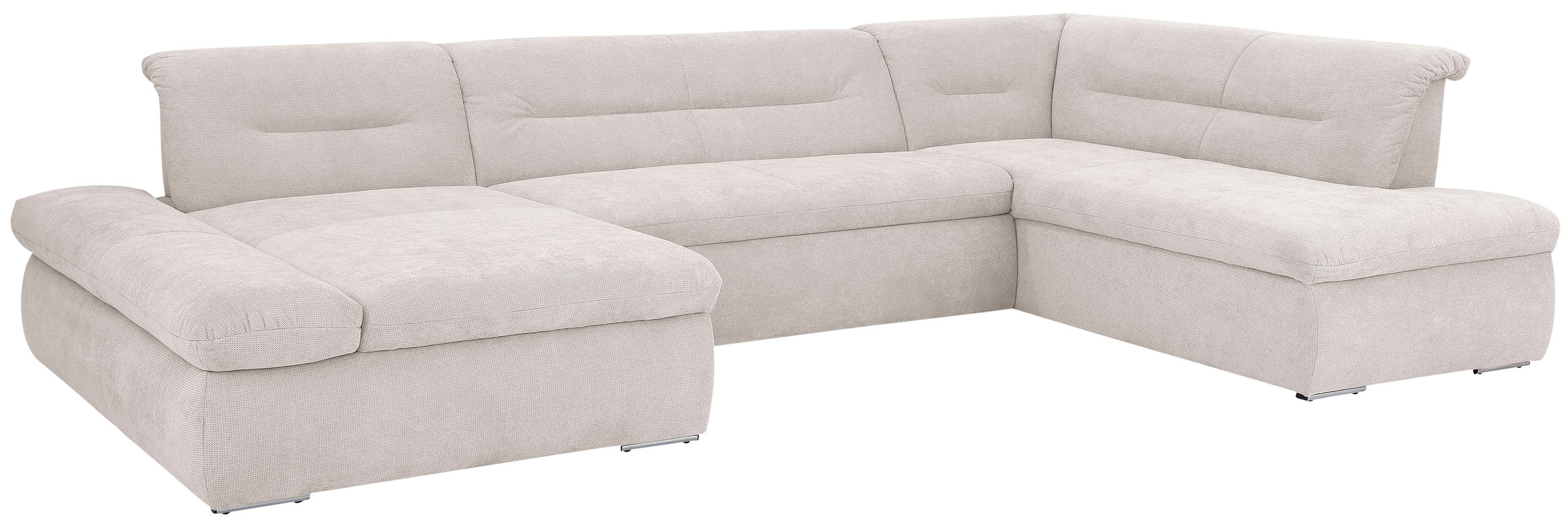 Home affaire Wohnlandschaft "Avesa U-Form" Wahlweise mit Armteilverstellung günstig online kaufen