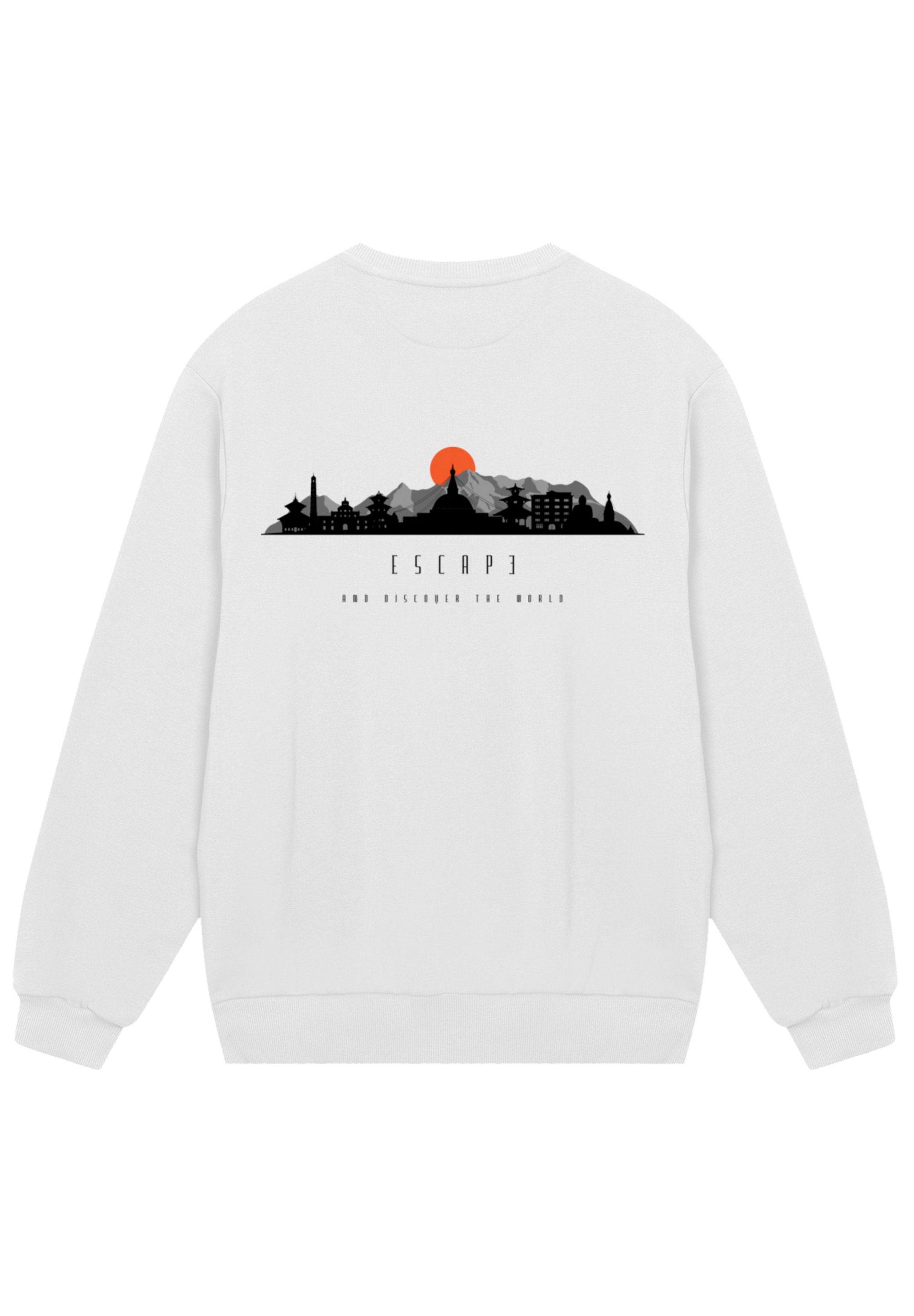 F4NT4STIC Sweatshirt »Escape Discover the World Asian Town« Premium Qualität, ESCAPE Collection