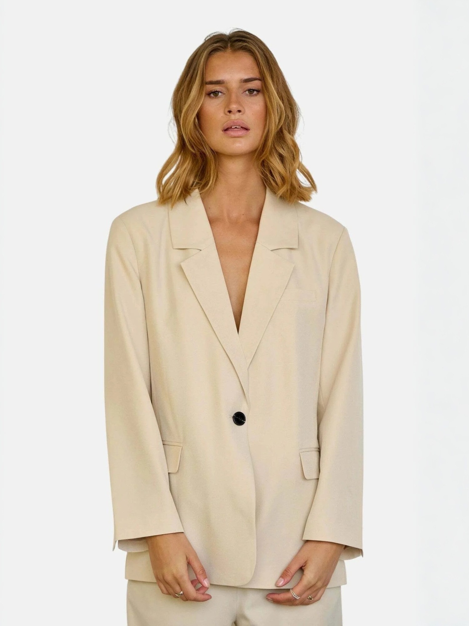 TeeShoppen Kurzblazer "TEESHOPPEN Blazers Oversized"