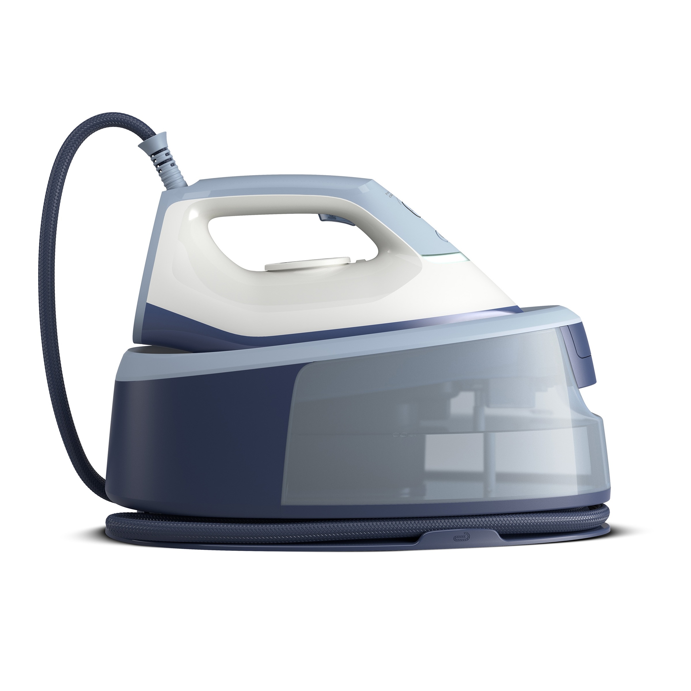 Philips PSG3000/20 Series 3000 Dampfbügelstation (6 bar, 2400 Watt, 1,4 l Wassertank, Blau)