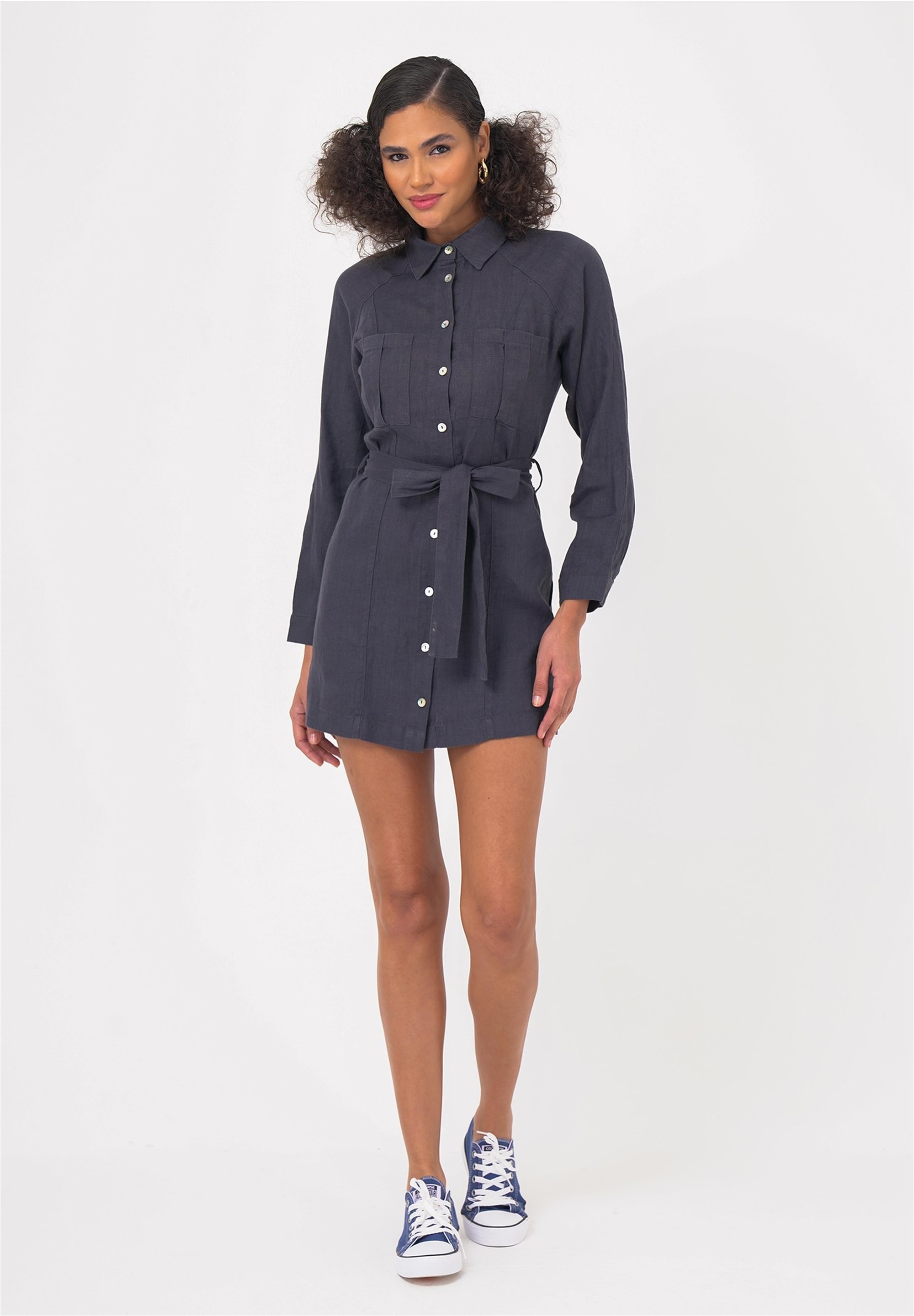 freshlions Jerseykleid »Belinda«, mit praktischem Bindeband
