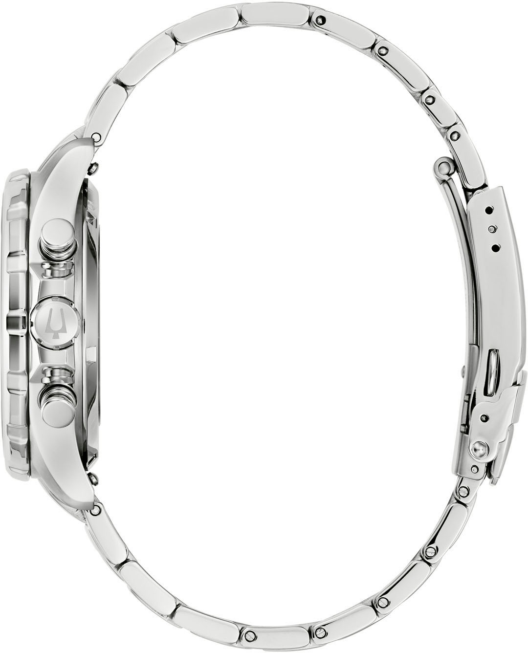 Bulova Chronograph »Marine Star Series B«, Quarzuhr, Armbanduhr, Herrenuhr, Edelstahlarmband, analog