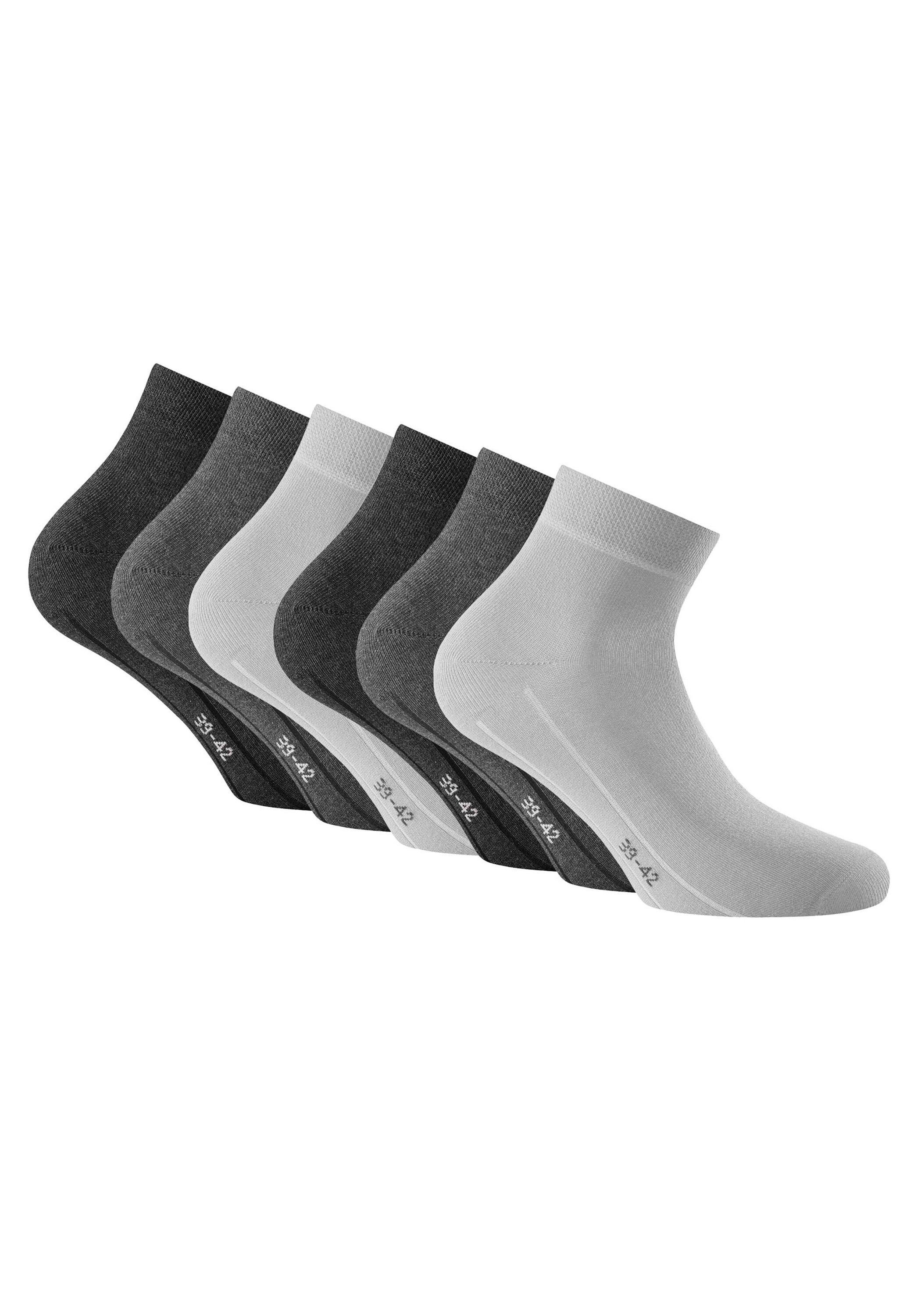 Rohner Socks Sneakersocken "Socken Sneaker Plus 3er Pack 6er Pack"