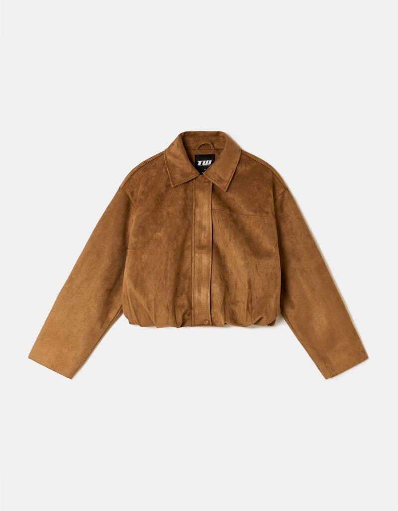 Tally Weijl Kurzjacke "SJAPEVITTO" mit Kentkragen und verdeckter Knopfleiste