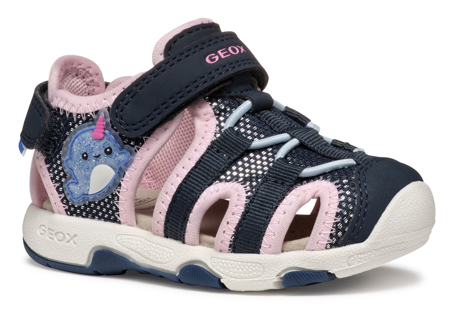 Geox Lauflernschuh »B SANDAL MULTY GIRL«, Sommerschuh, Klettschuh für Laufanfänger