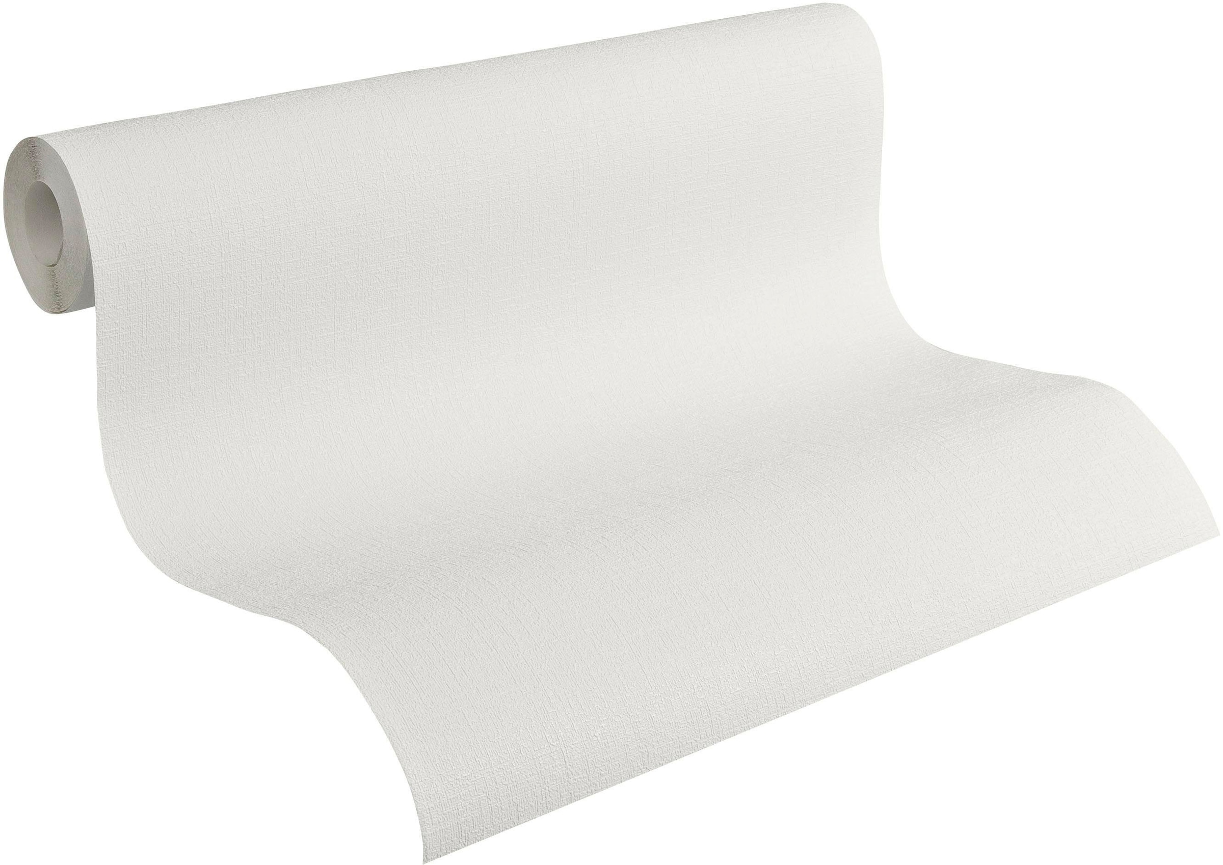 A.S. Création Vliestapete »Meistervlies« einfarbig | uni | unifarben leicht strukturiert Tapete einfarbig Überstreichbar matt leicht strukturiert Tapeten Optik