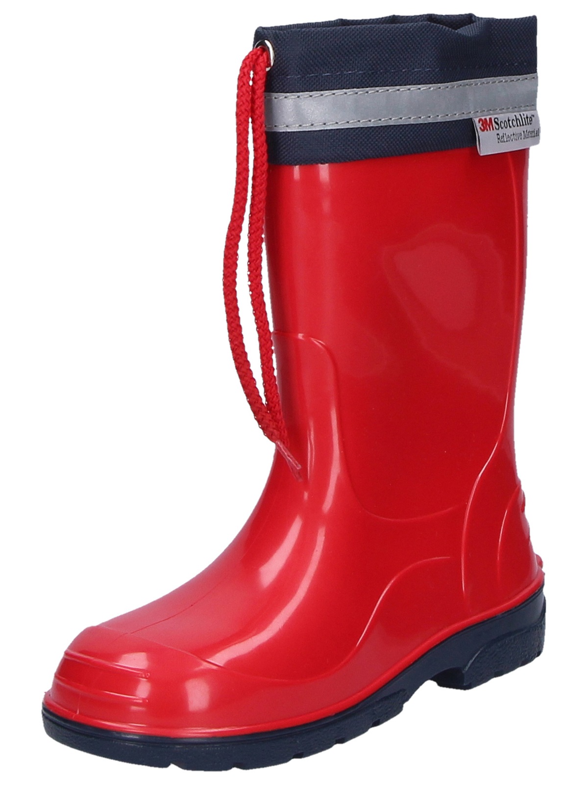 BOCKSTIEGEL Mädchen Gummistiefel "Regenstiefel Kim", Gr. 22, rot, Obermaterial: 100% PVC PVC., Schuhe