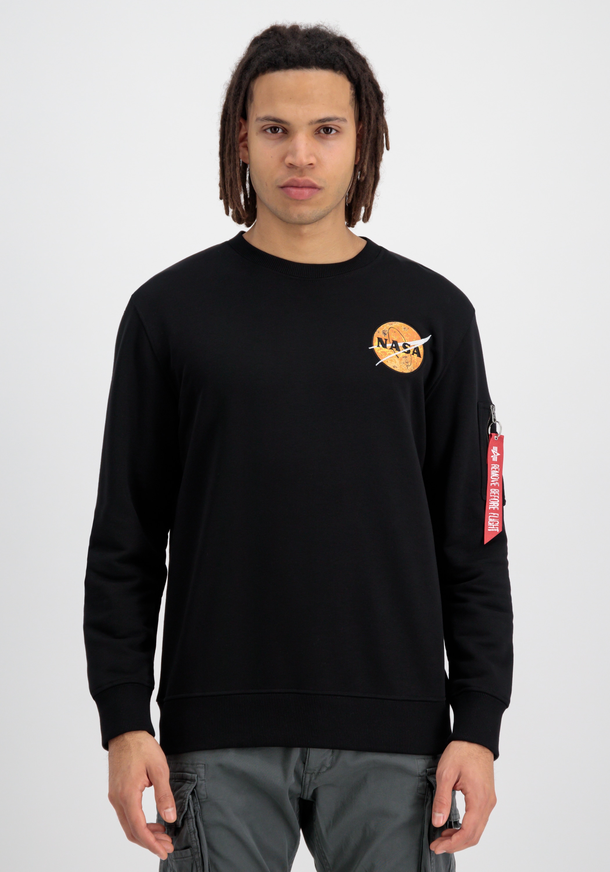 Alpha Industries Sweater "Alpha Industries Men - Sweatshirts NASA Davinci Sweater"