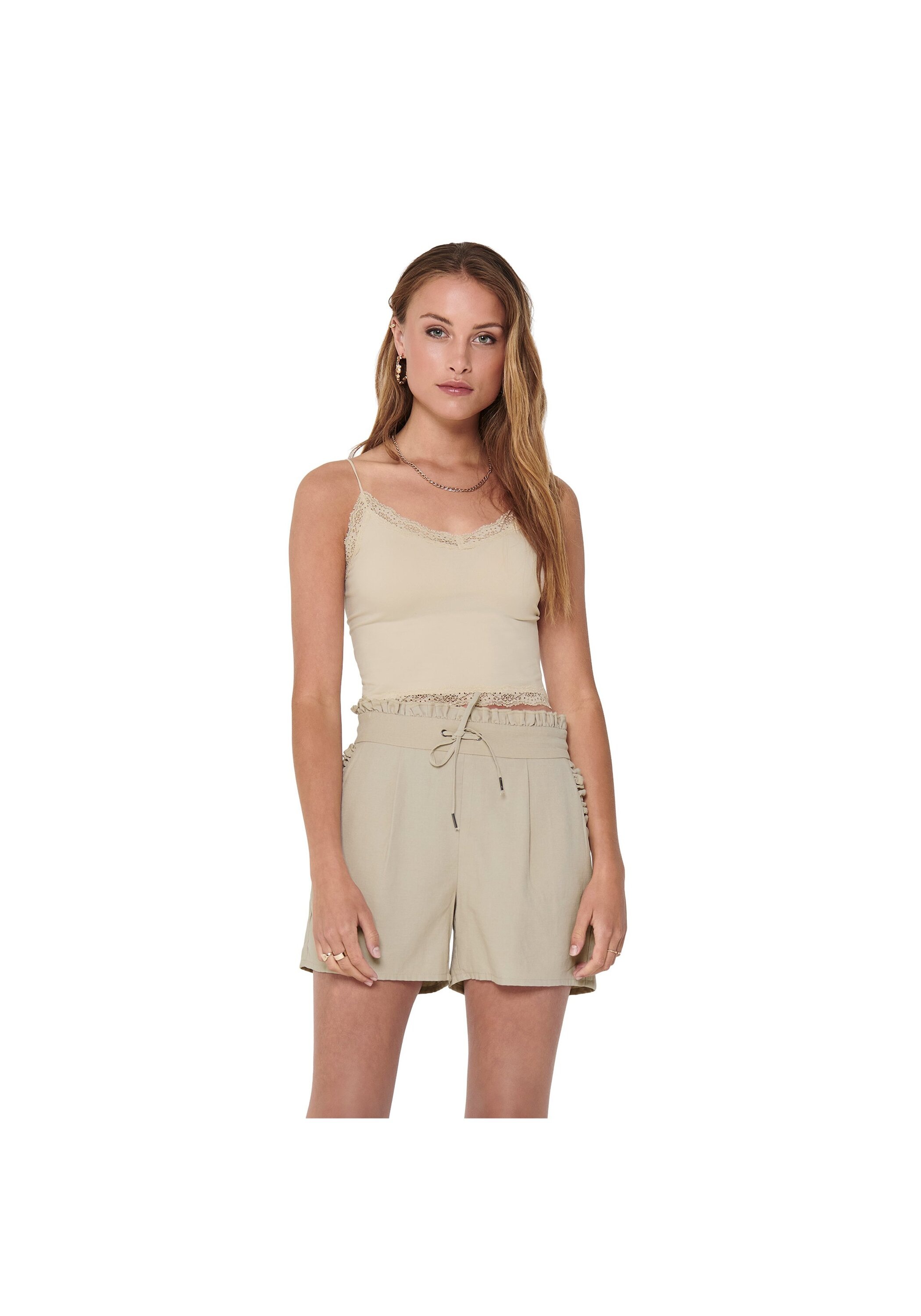 Thumbnail - ONLY T-Shirt "T-Shirt ONLVICKY LACE SEAMLESS CROPPED TOP 1er Pack"