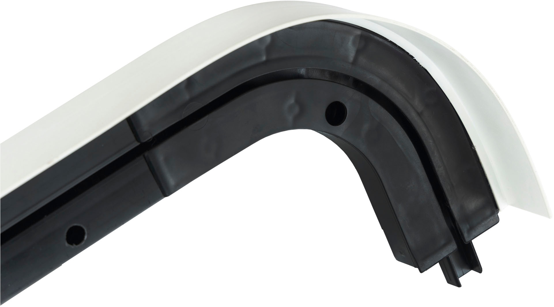 SN DECO GROUP Gardinenschiene »SH1 mit Blende 7,5 cm«, 1 läufig-läufig, Fixmaß, mit Blende 7,5 cm