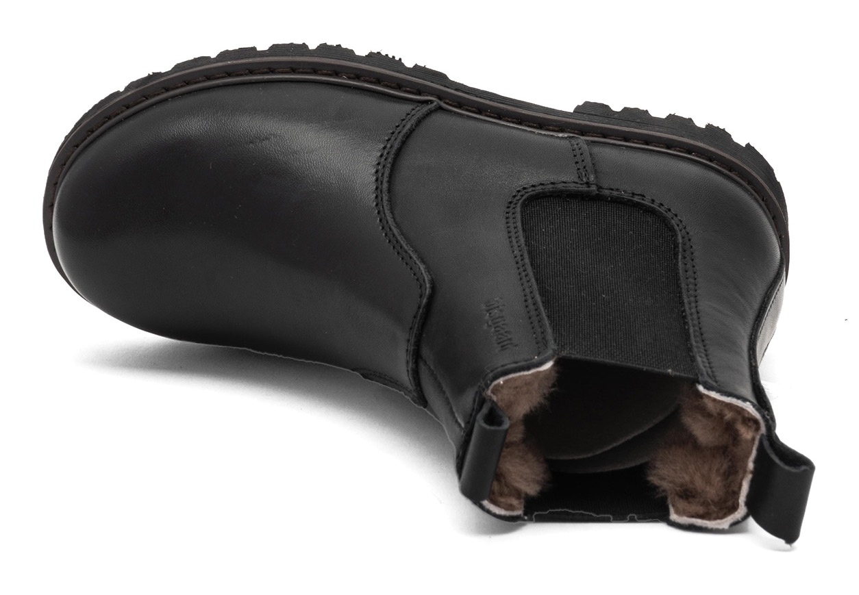Bisgaard Chelseaboots »neel lamb«, Winterboots mit Lammfell, Größenschablone zum Download