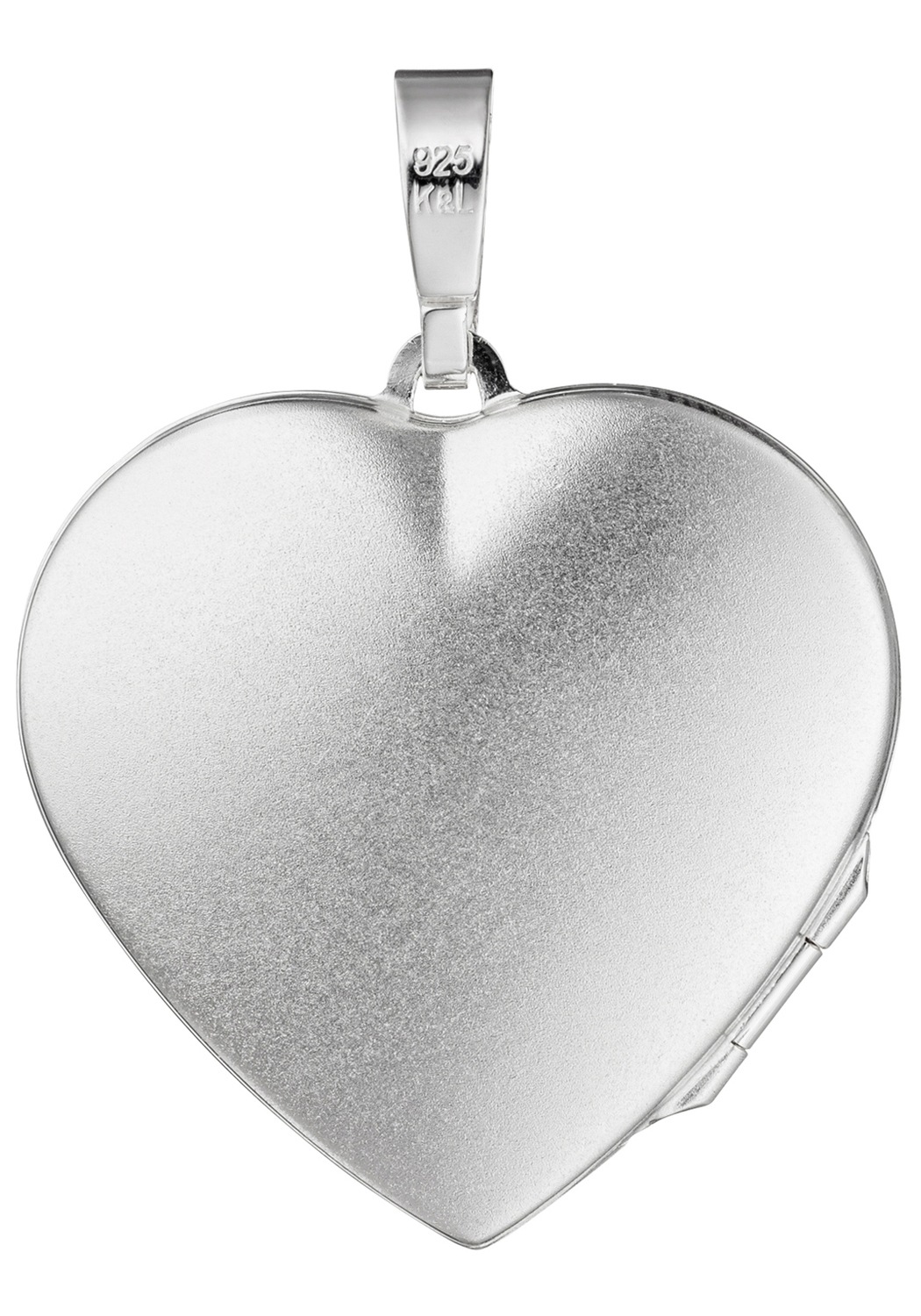 JOBO Medallionanhänger »Anhänger Medaillon Herz Flügel«, 925 Silber