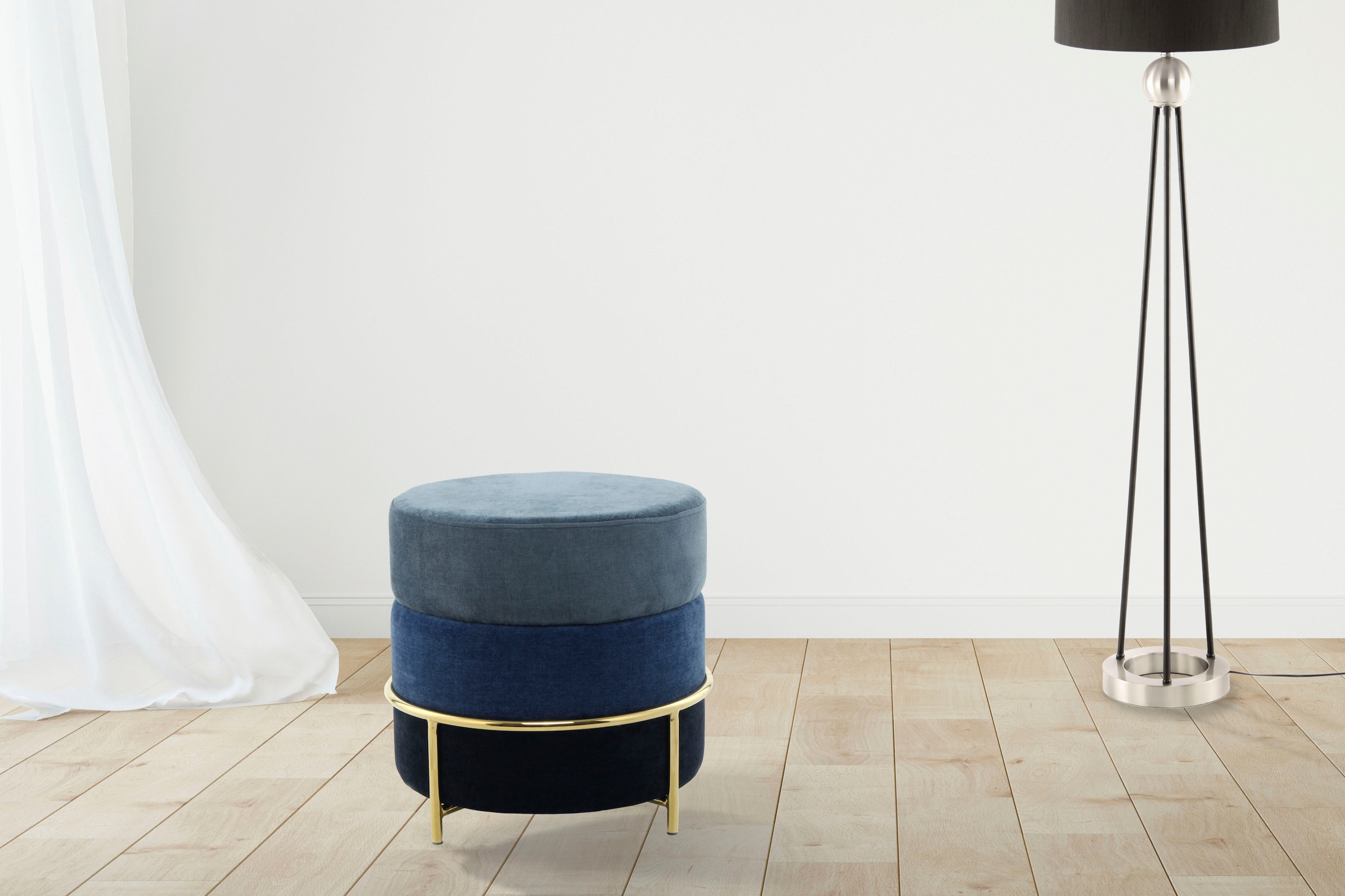 Kayoom Sitzhocker "Hocker Matilda 225, Komfortable runde Form, Gemütlicher günstig online kaufen