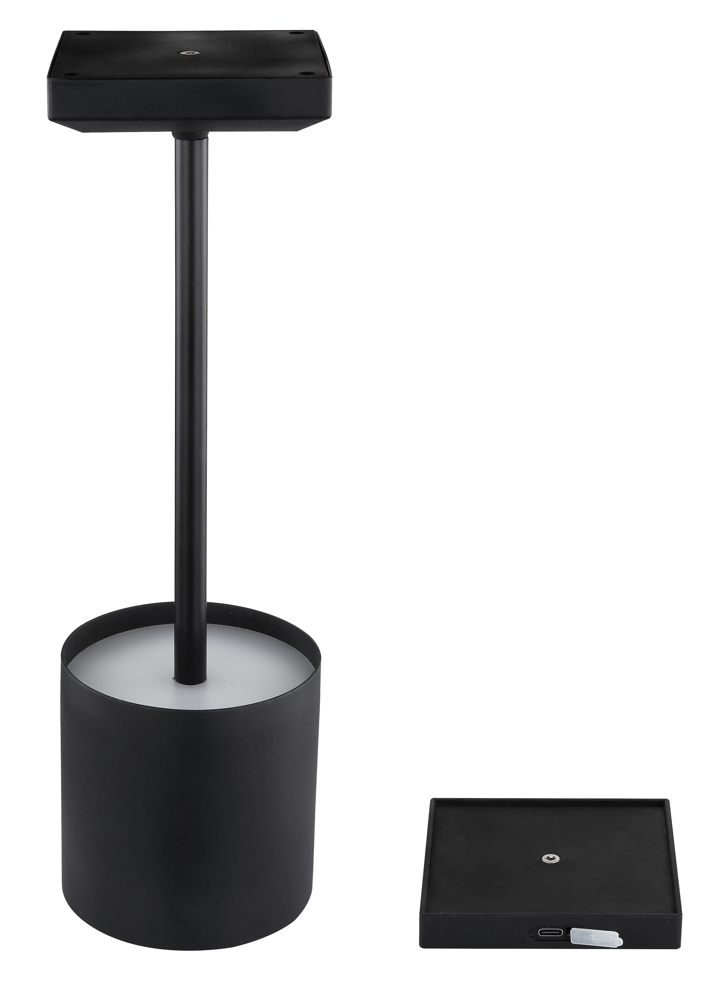 GLOBO LIGHTING Tischleuchte »DIXON« LED-Modul 1 Stk. Extra-Warmweiß Tischlampe Nachttischlampe Deko-Tischleuchte Schlafzimmer