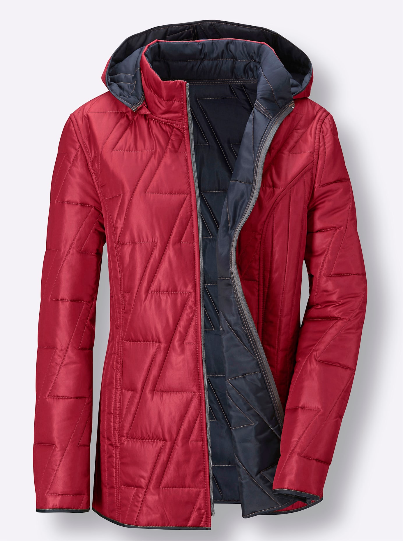 Classic Basics Wendejacke mit Kapuze