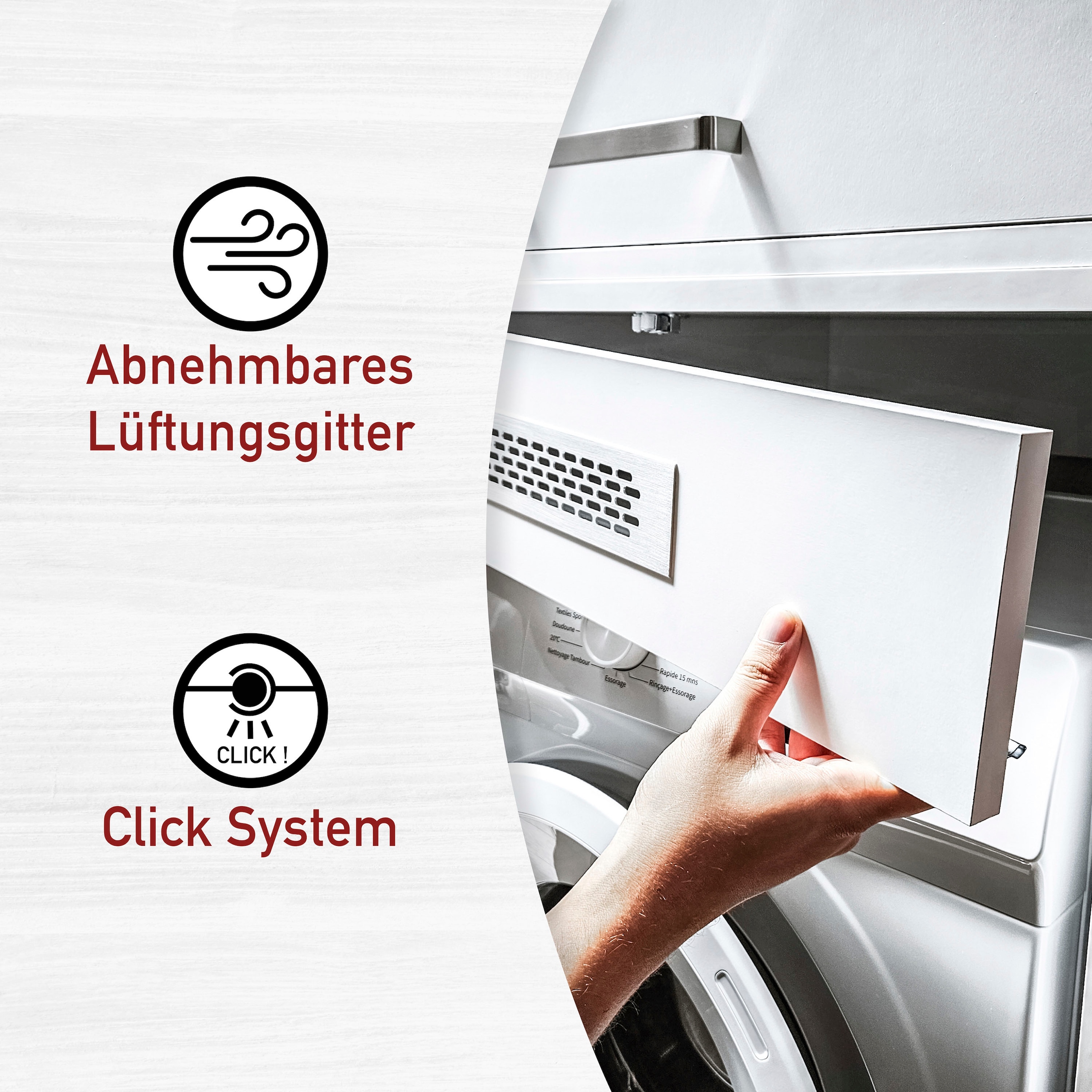 Inter Link Mehrzweckschrank-Set »Norela, Waschmaschinenumbauschrank, Geräteschrank mit Wäscheschrank« 9 Stk. tlg.