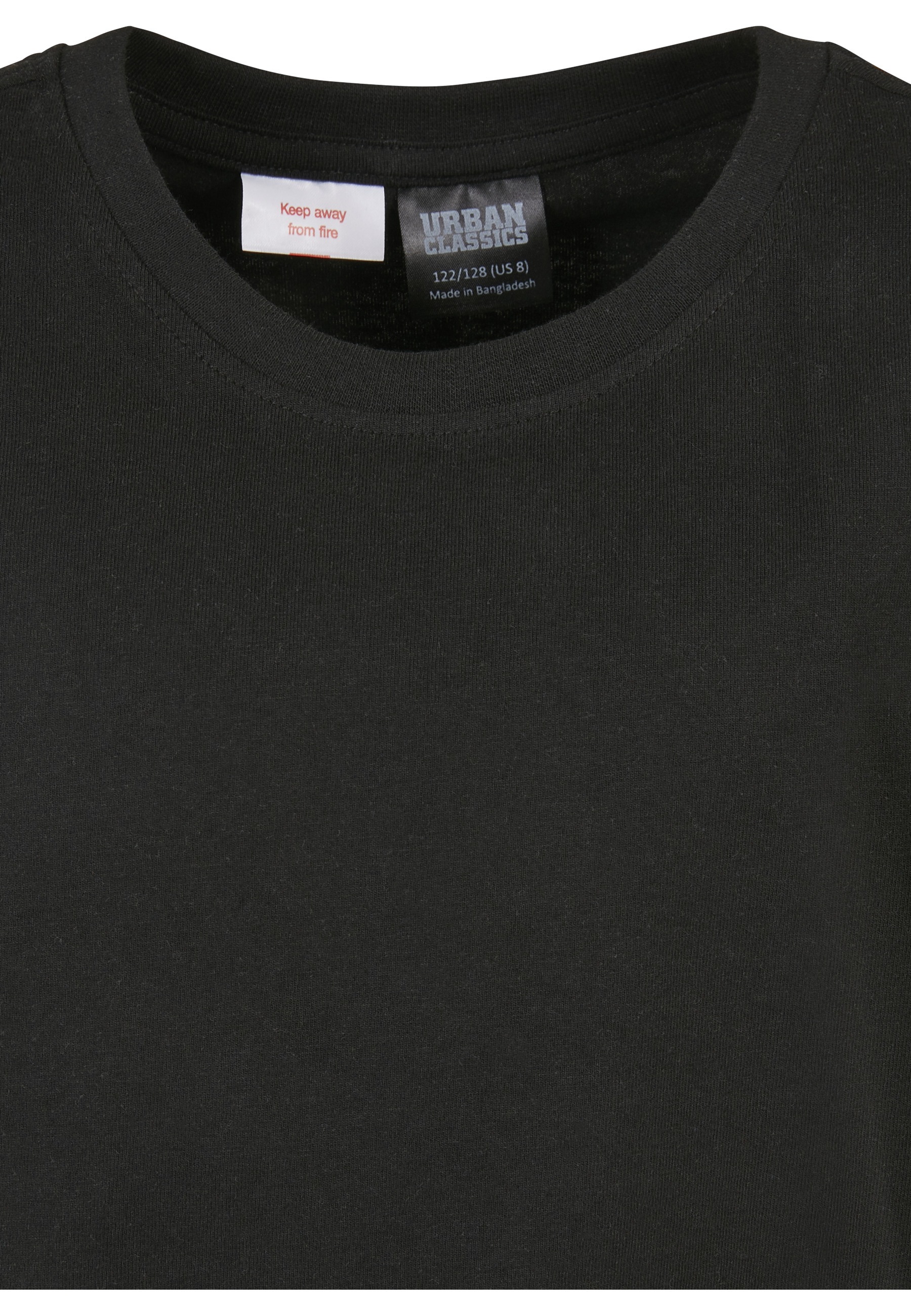 URBAN CLASSICS Kurzarmshirt »Urban Classics Herren Boys Long Shaped Turnup Tee 2-Pack« 1 Stk.