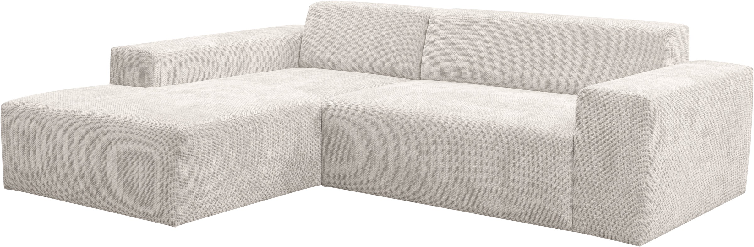 Thumbnail - WERK2 Ecksofa "Zeus-L modern und zeitlos, Breite 253cm, bequemes Sofa", Curvy Trend Ecksofa mit urbaner Optik