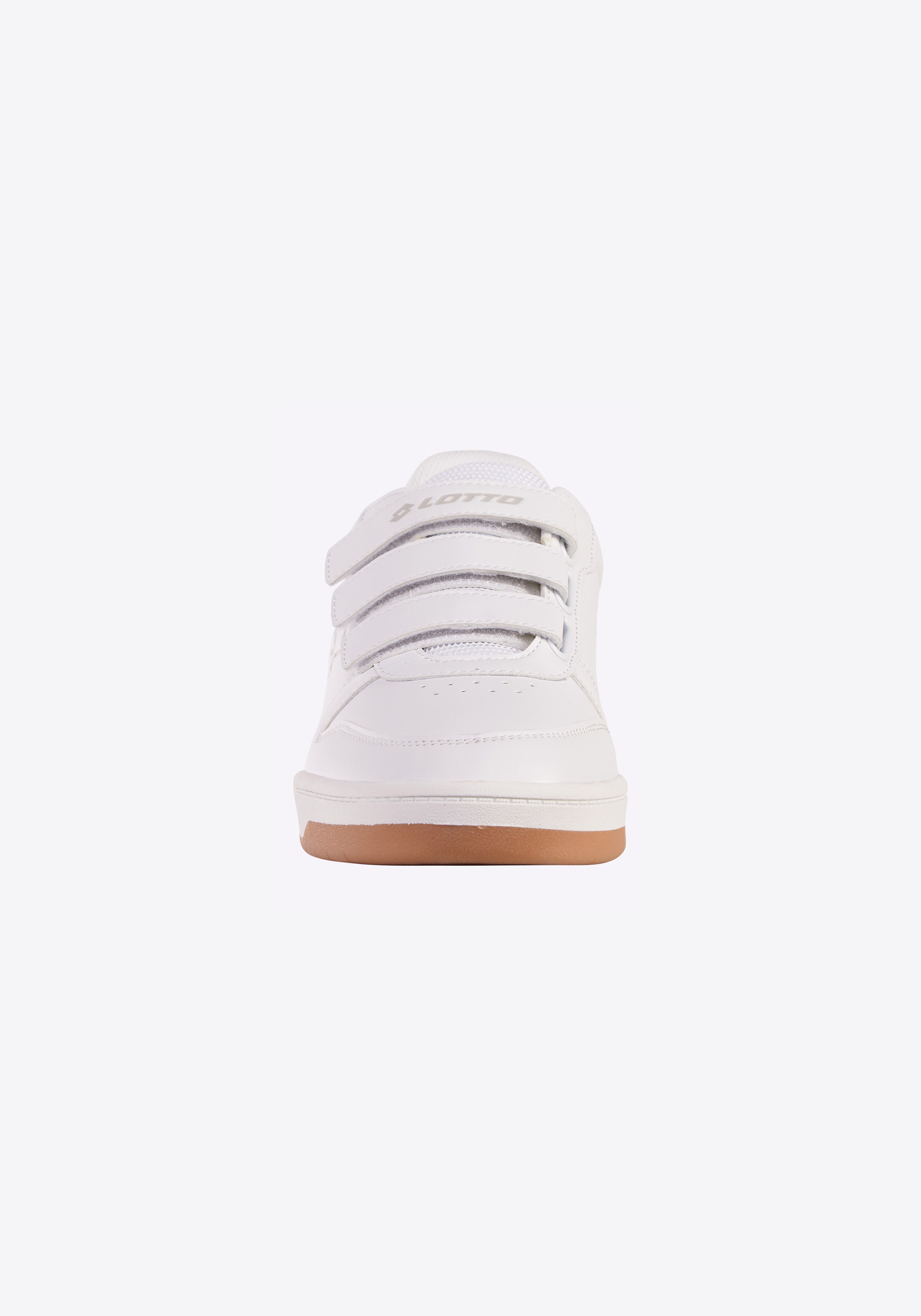 Sneaker LOTTO, Damen, Gr. 36, weiß (weiß, leuchtendesgrau), Synthetik, Textil, Schuhe Sneaker, - mit drei praktischen Klettverschlüssen 3