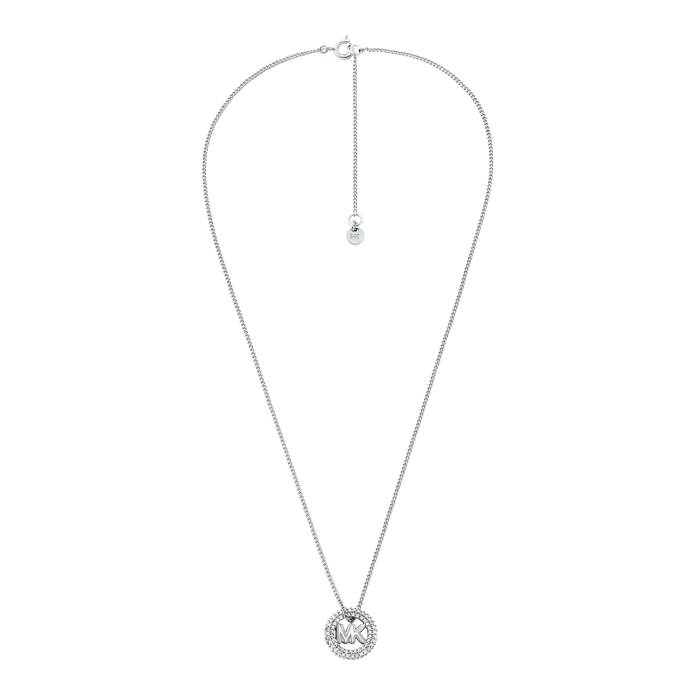 MICHAEL KORS Kette mit Anhänger »Schmuck Geschenk Metall Halsschmuck PREMIUM« mit Zirkonia (synth.)