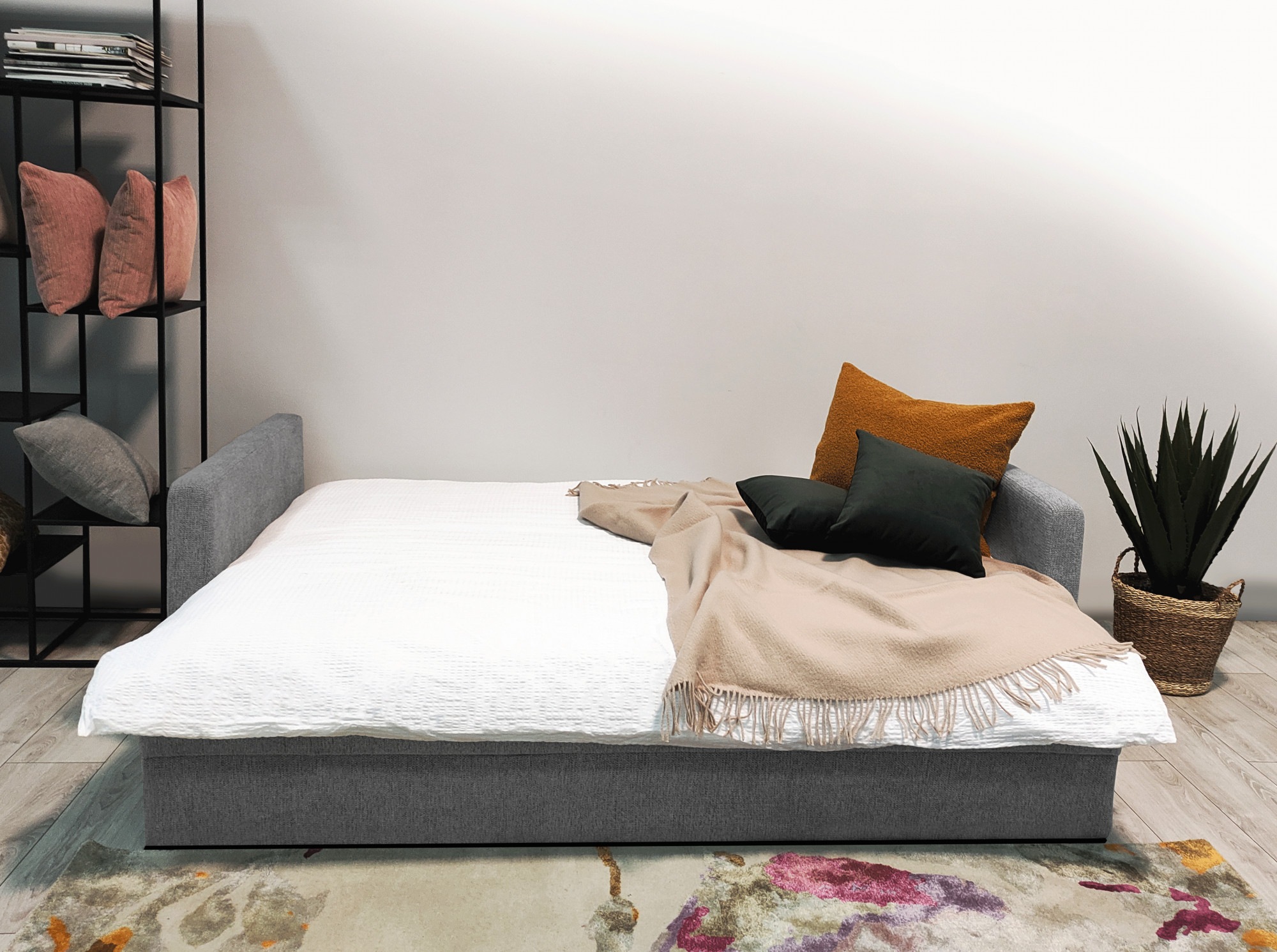 Home affaire Schlafsofa »Calrence«, mit aufklappbarer Bettfunktion, zwei Armlehnvarianten in der Serie