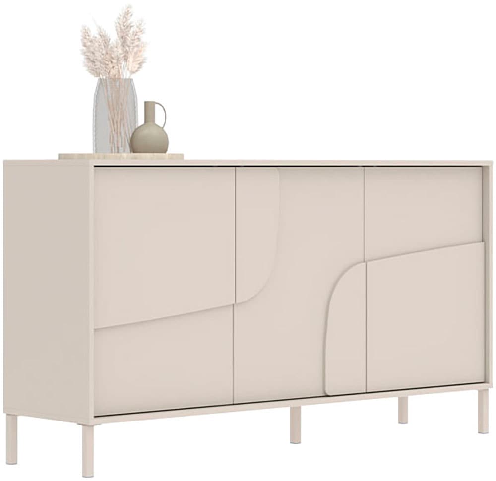 OTTO home Sideboard "Stone, 155 cm breit, 3 Türen, Anrichte, Kommode, Staur günstig online kaufen