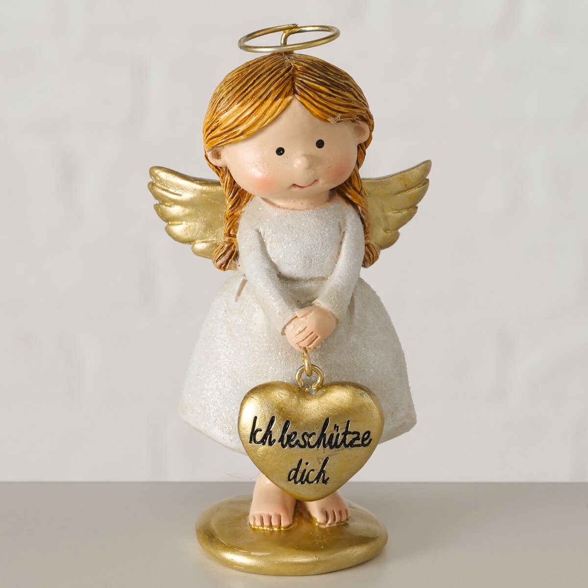 OTTO home Dekofigur »Glücksbringer mit handgemalten Details und Schriftzügen« Schutzengel, ca. 10cm hoch, liebevolle Geschenkidee