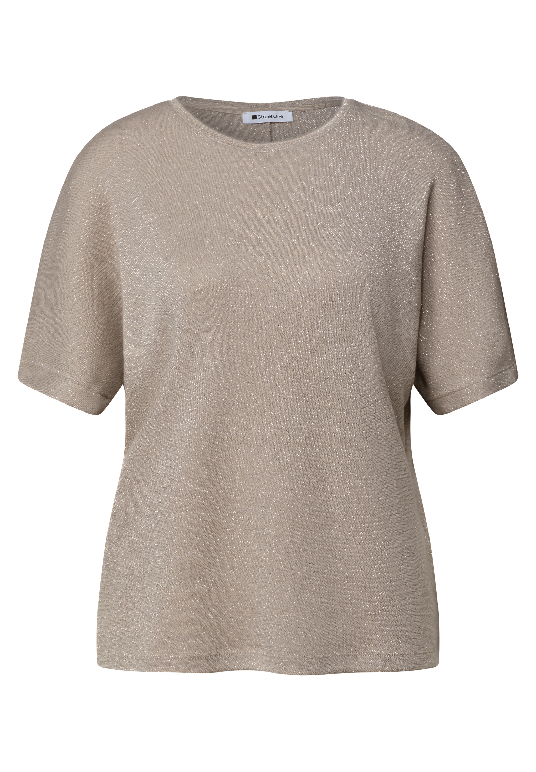 STREET ONE T-Shirt mit Glitzer-Details