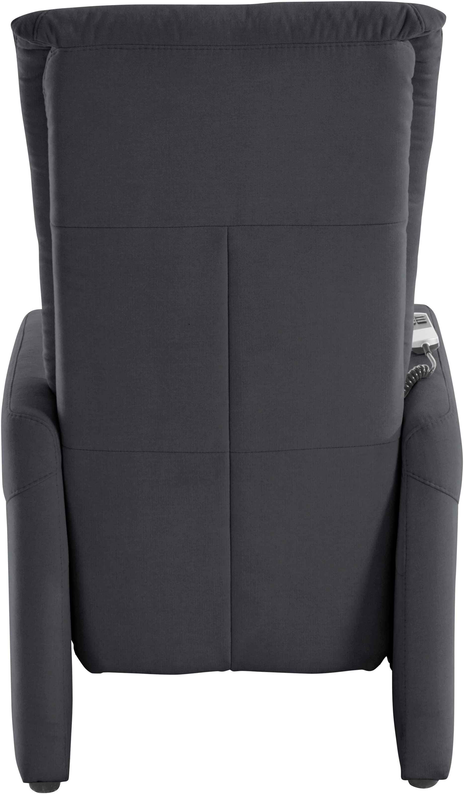 TV-Sessel SIT & MORE "Melissa", grau (dunkelgrau), B:71cm H:113cm T:85cm, 98% Polyester 2% Polyamid, Sessel, wahlweise elektrisch oder manuell verstellbar, optional Aufstehhilfe 3