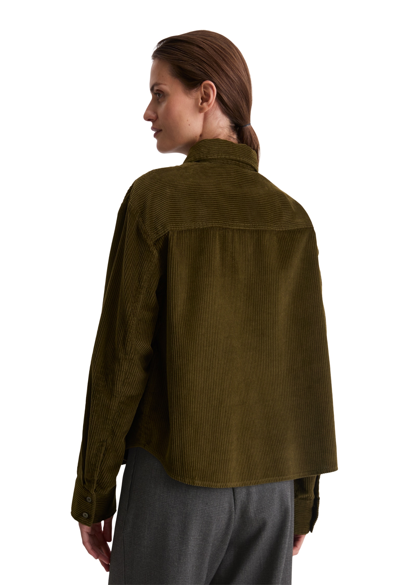 Marc O'Polo Langarmbluse Cord-Qualität, Regular-Fit