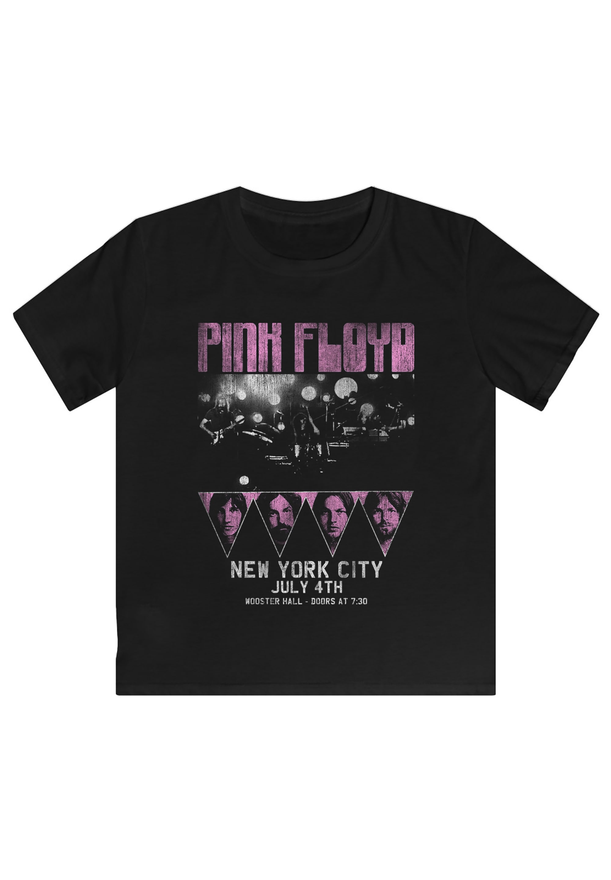 Tour bestellen Premium Merch«, BAUR F4NT4STIC NYC Rock - T-Shirt | Metal Print Fan »Pink Musik online Floyd