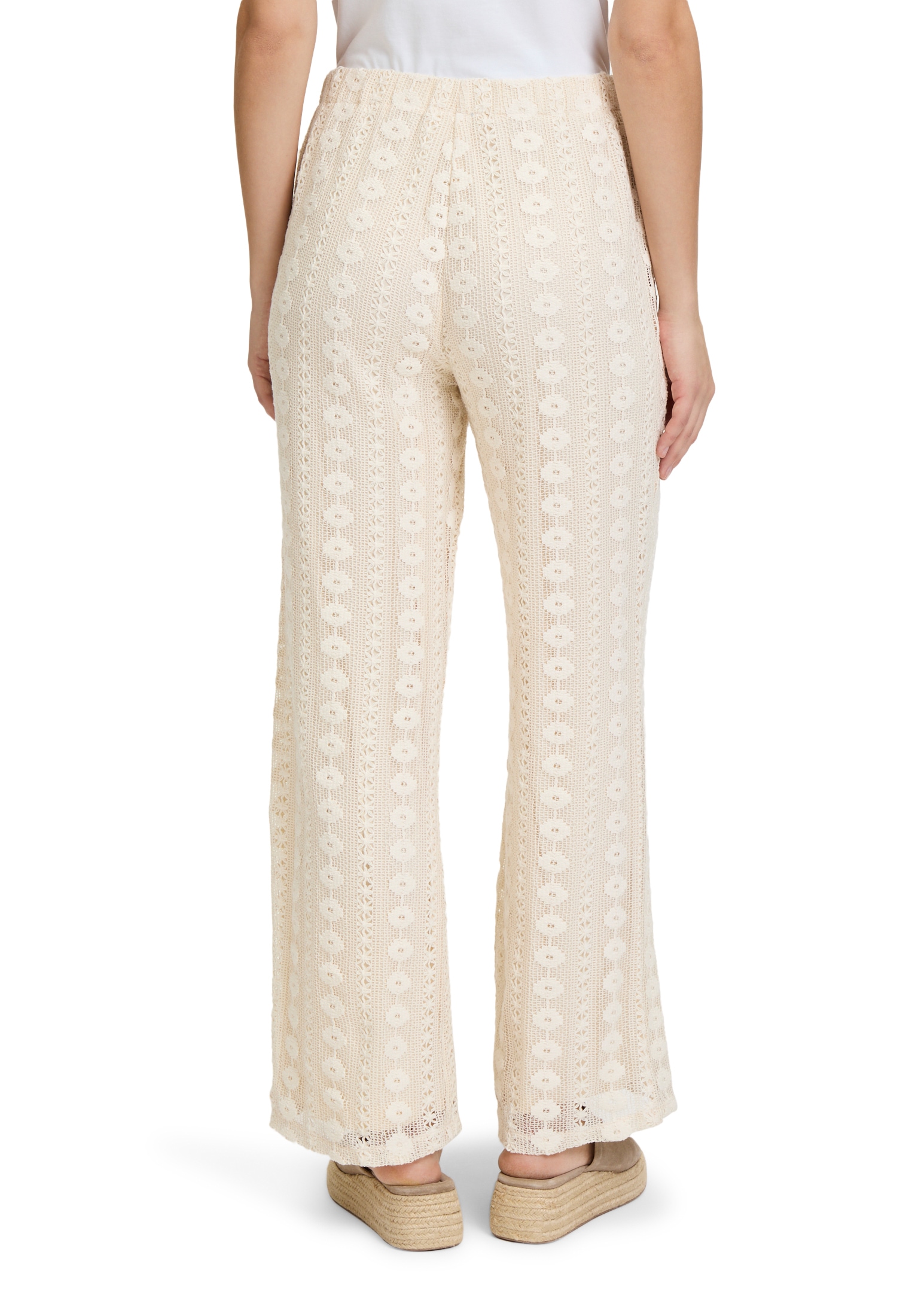 Cartoon Stoffhose »Cartoon Sommerhose mit Lochmuster«, Material