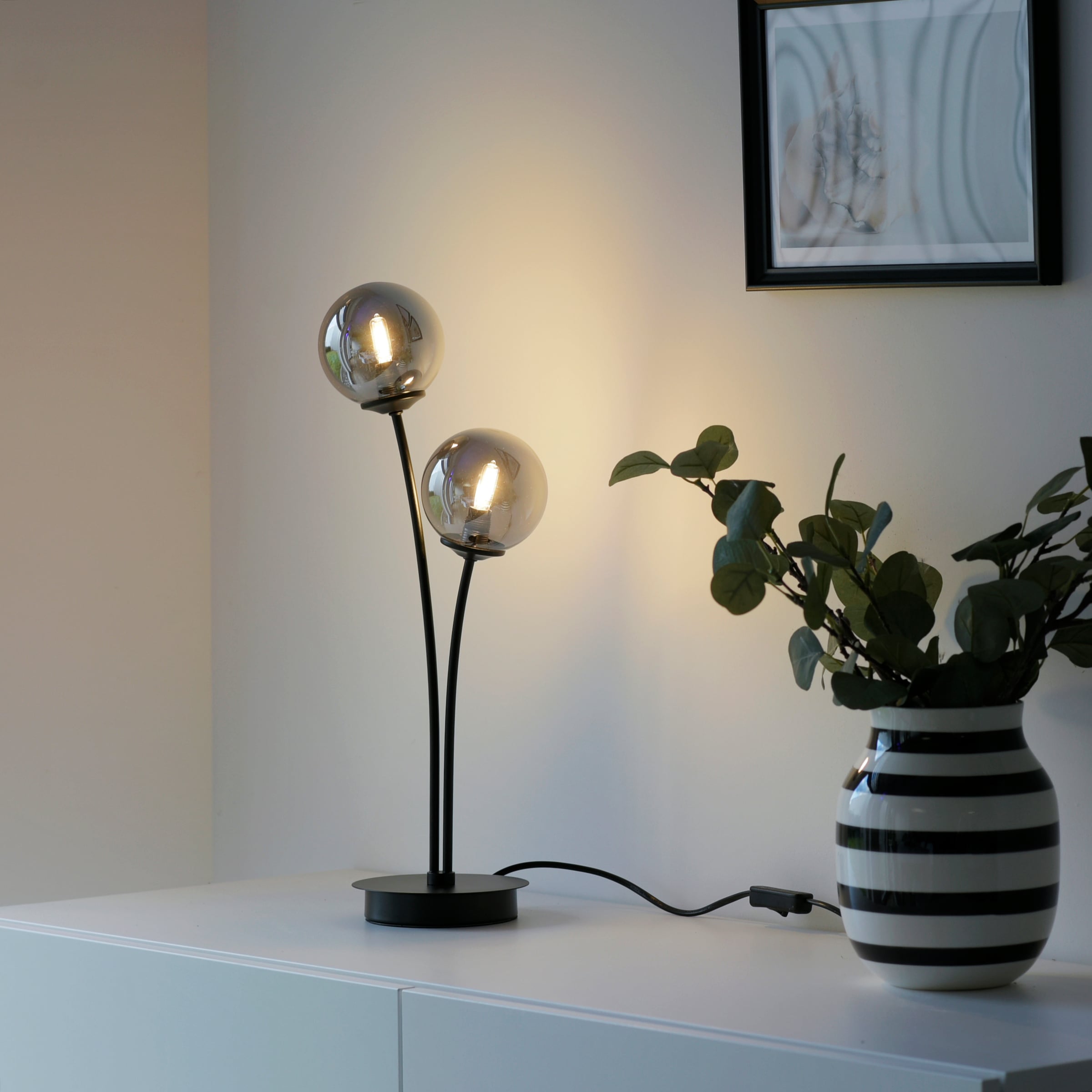 Paul Neuhaus LED Nachttischlampe »WIDOW«, 2 flammig-flammig, Schalter,  Schnurschalter bestellen | BAUR