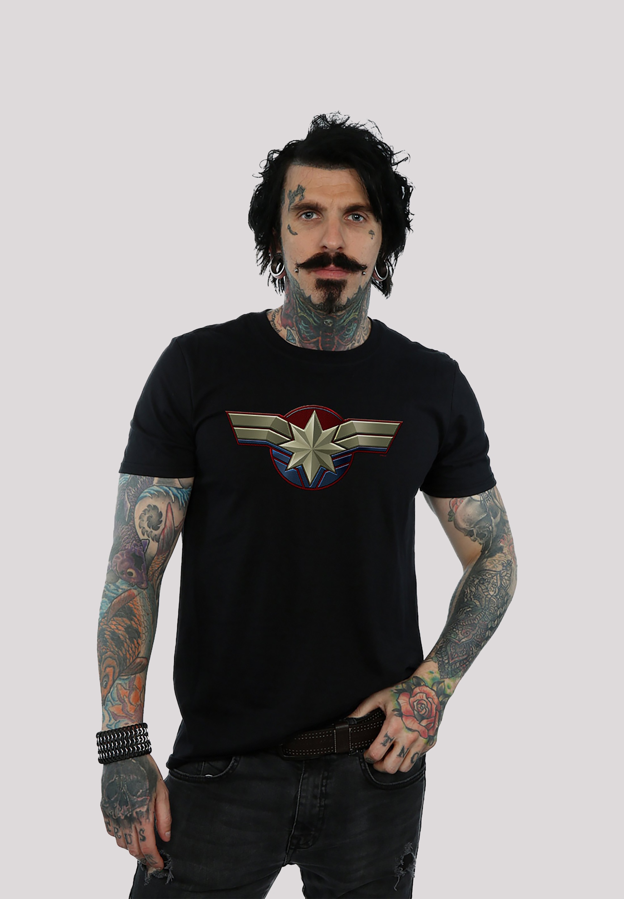 Captain | T-Shirt F4NT4STIC Chest »Marvel bestellen Print ▷ Emblem«, BAUR Marvel