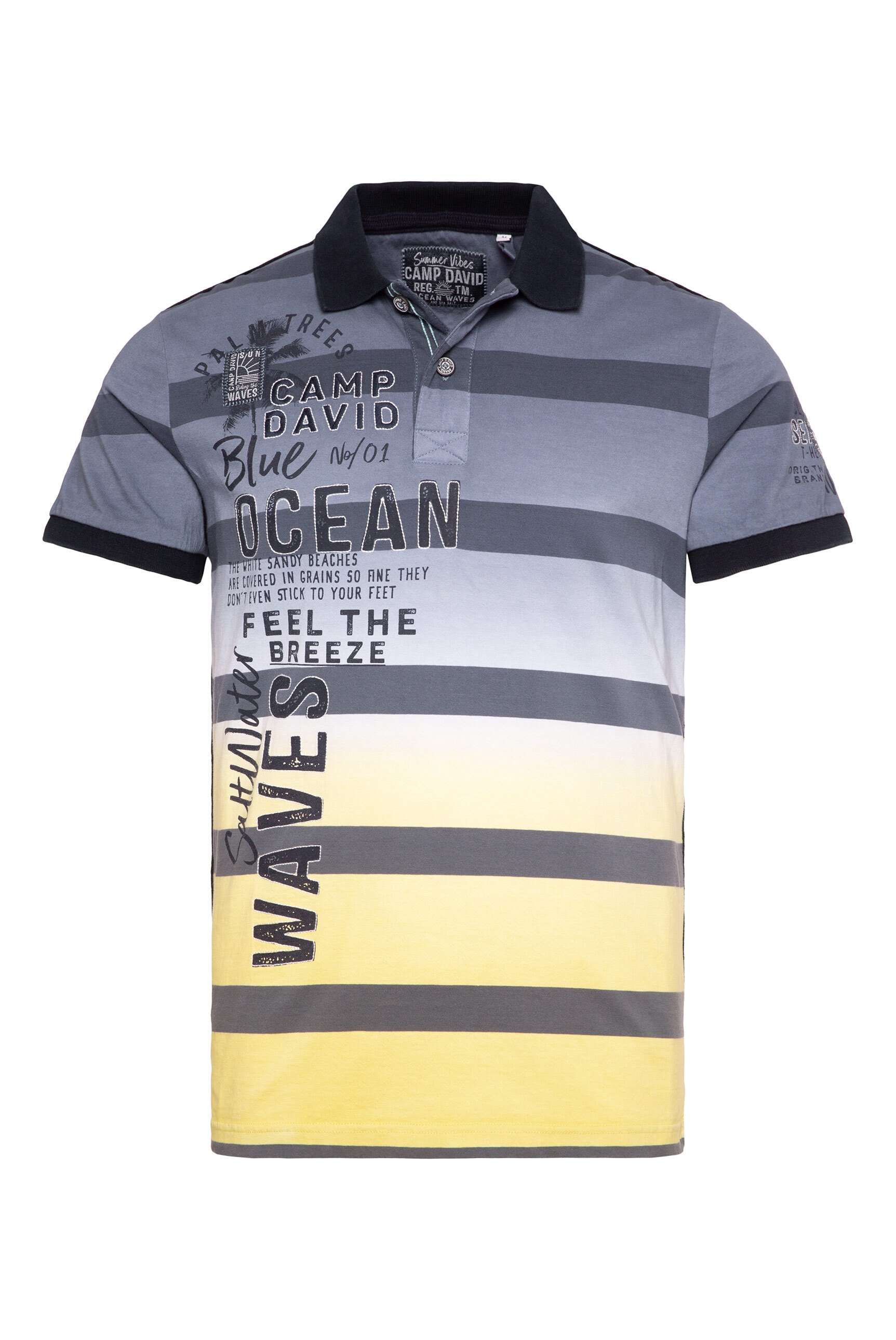 CAMP DAVID Poloshirt, aus Baumwolle