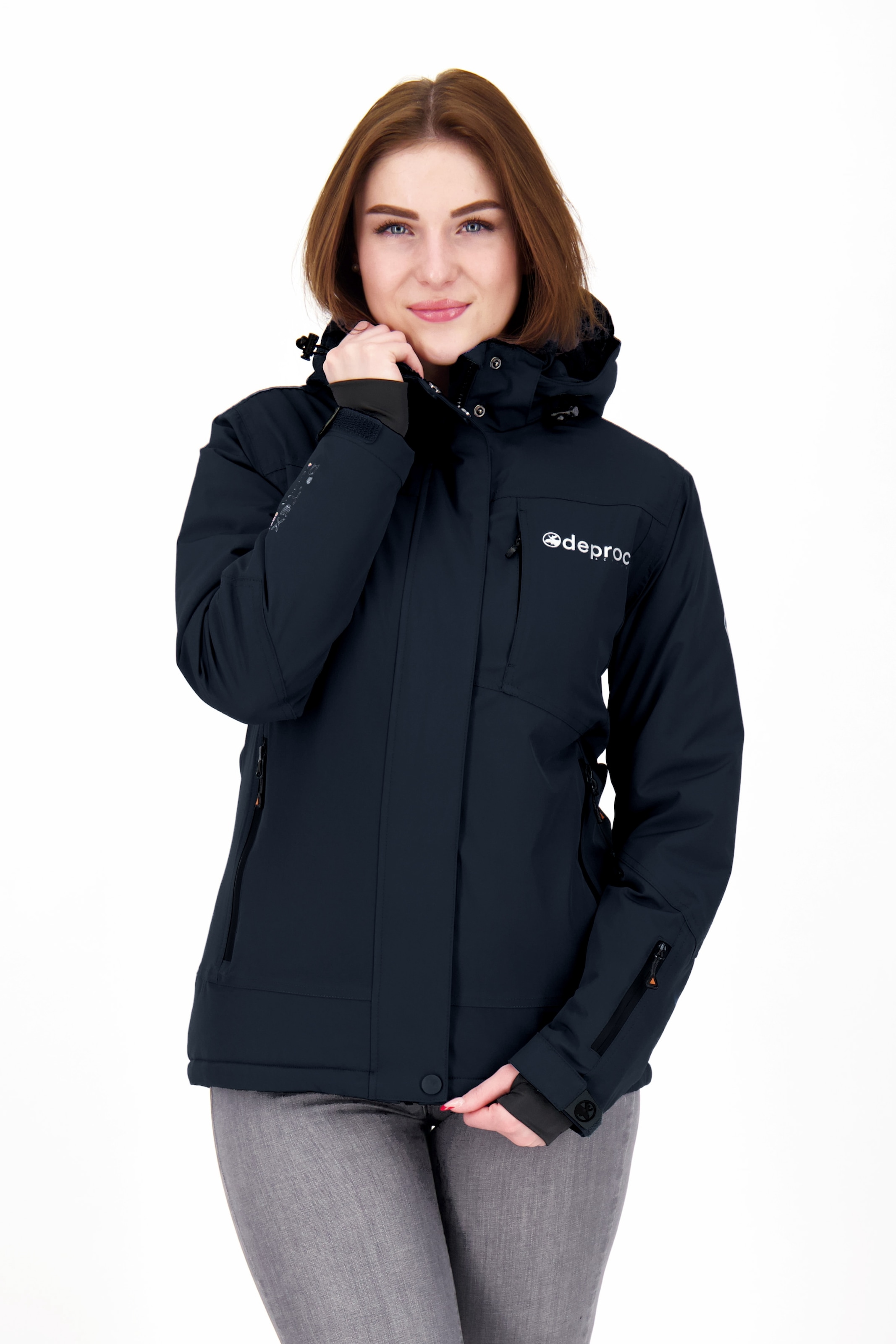 DEPROC Active Winterjacke "MONTREAL WOMEN" mit Kapuze auch in Großen Größen erhältlich