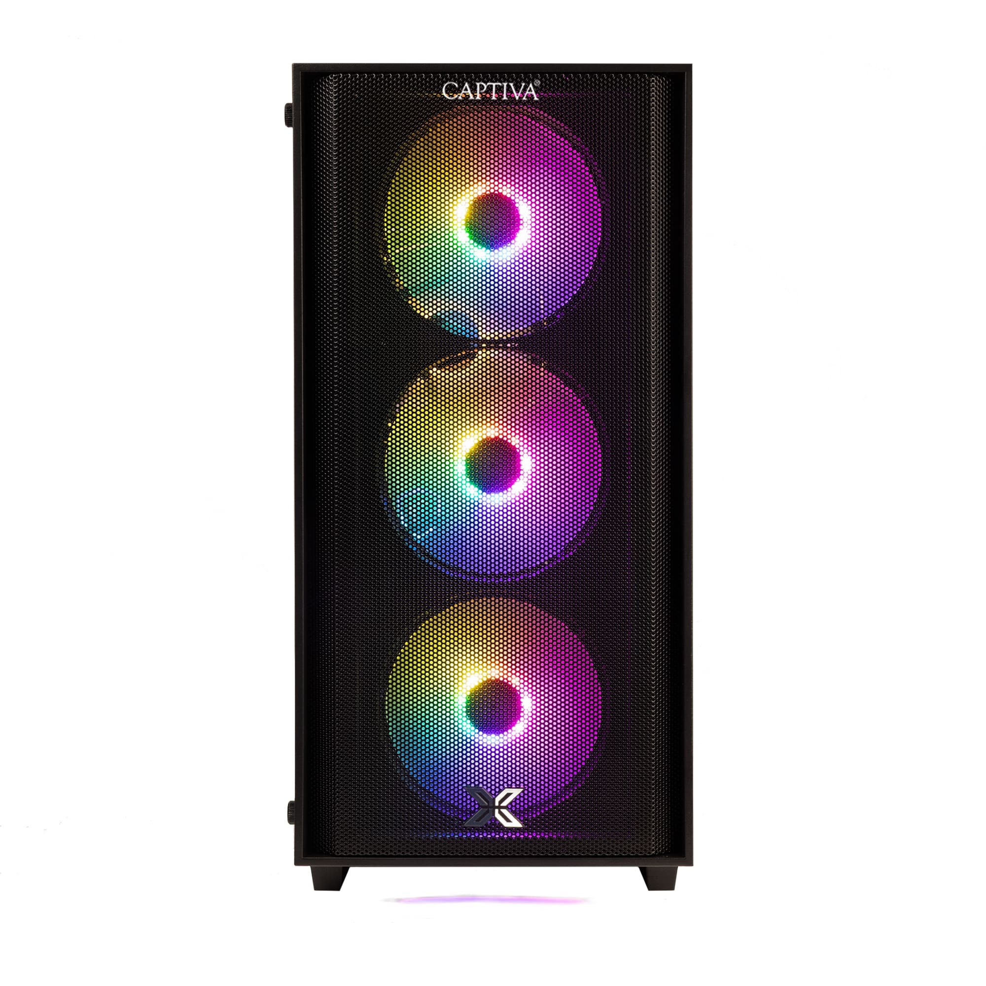 CAPTIVA Gaming-PC "Highend Gaming R10-0038", bunt (schwarz), ohne Betriebssystem, 16 GB RAM 1.000 GB SSD, Desktop-PCs