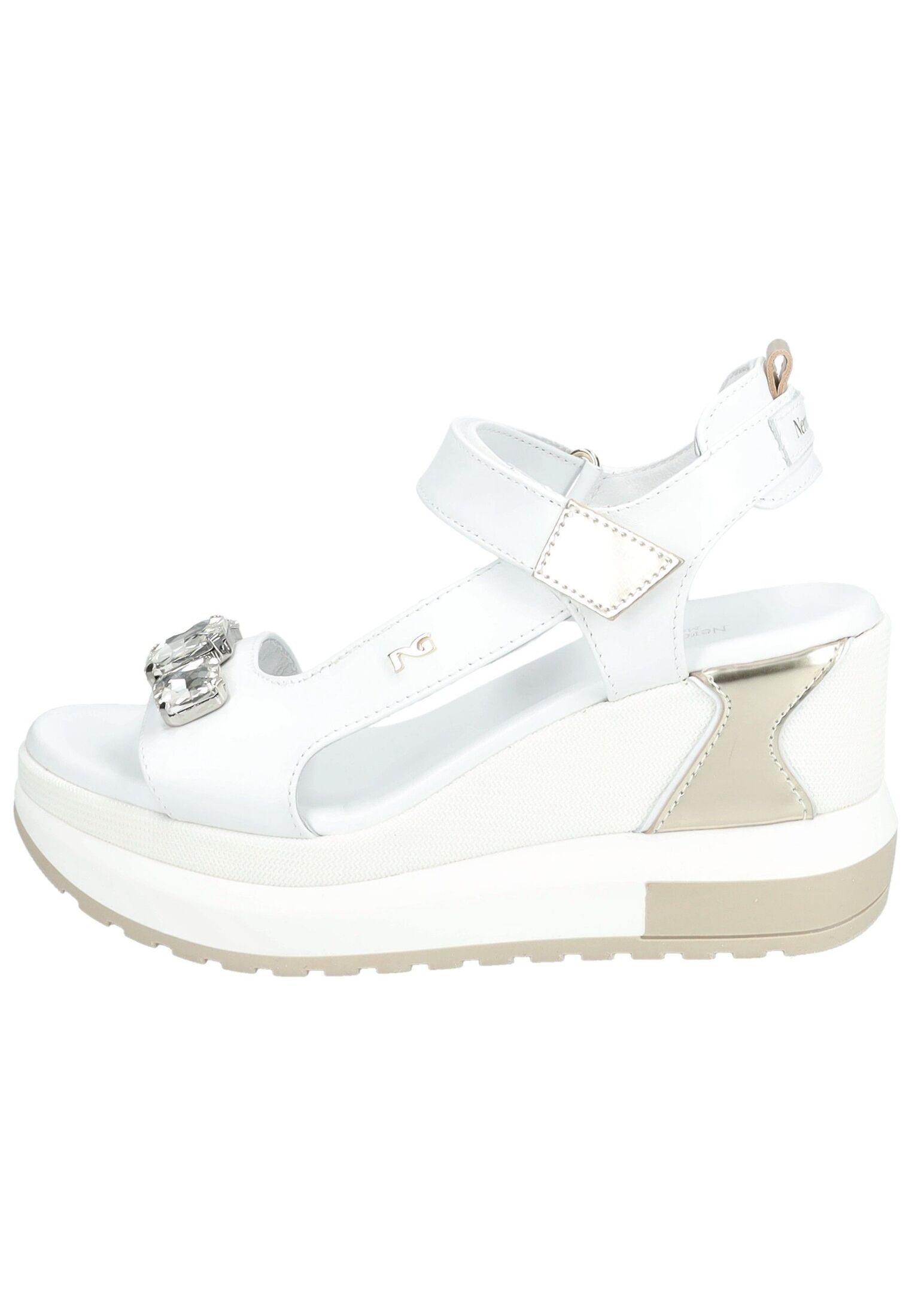 Nero Giardini Keilsandalette »Nero Giardini Sandalen Leder/Textil«