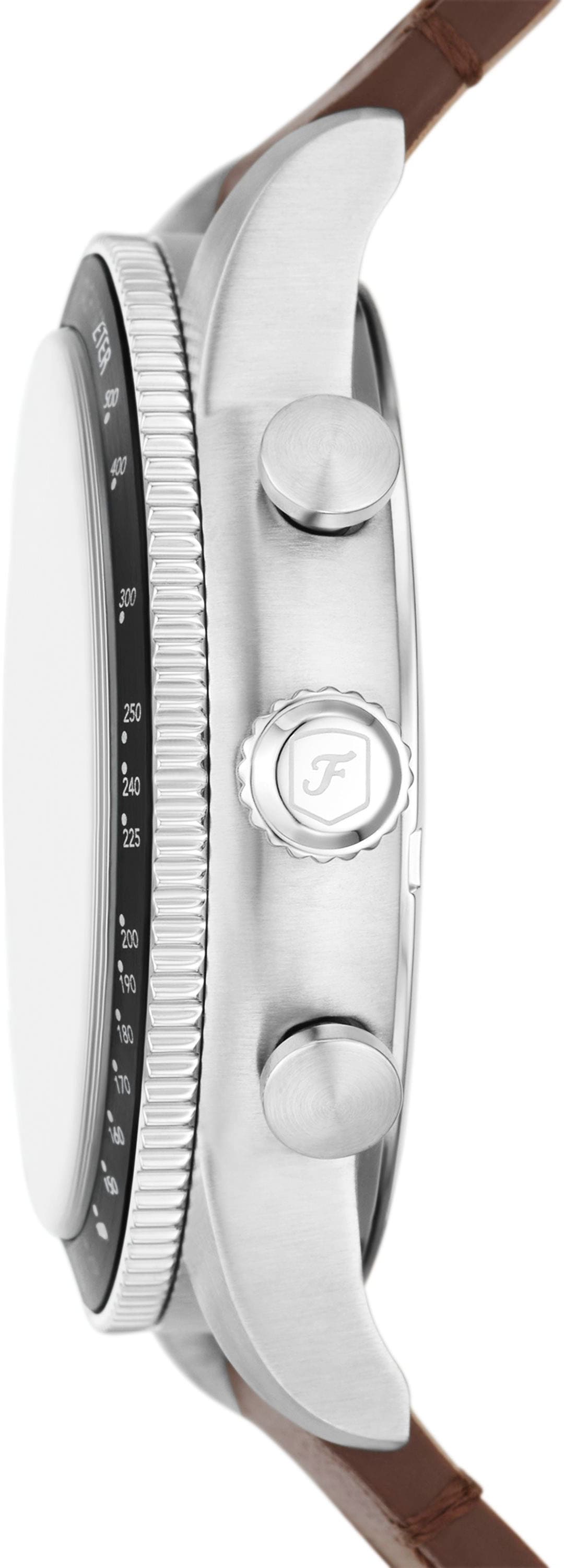 Fossil Chronograph »SPORT TOURER«, Quarzuhr, Armbanduhr, Herrenuhr, Lederarmband, analog, Tag