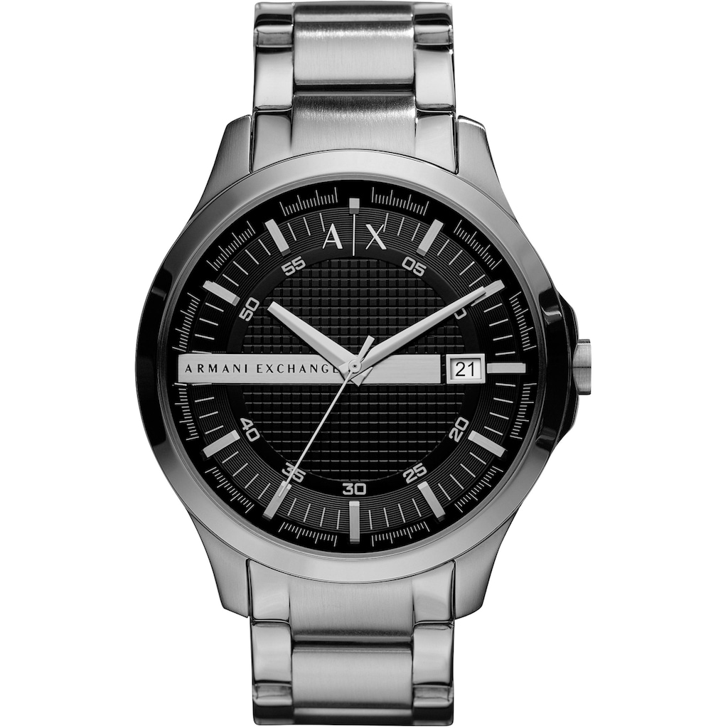 ARMANI EXCHANGE Quarzuhr »AX2103«, Armbanduhr, Herrenuhr, Datum, analog