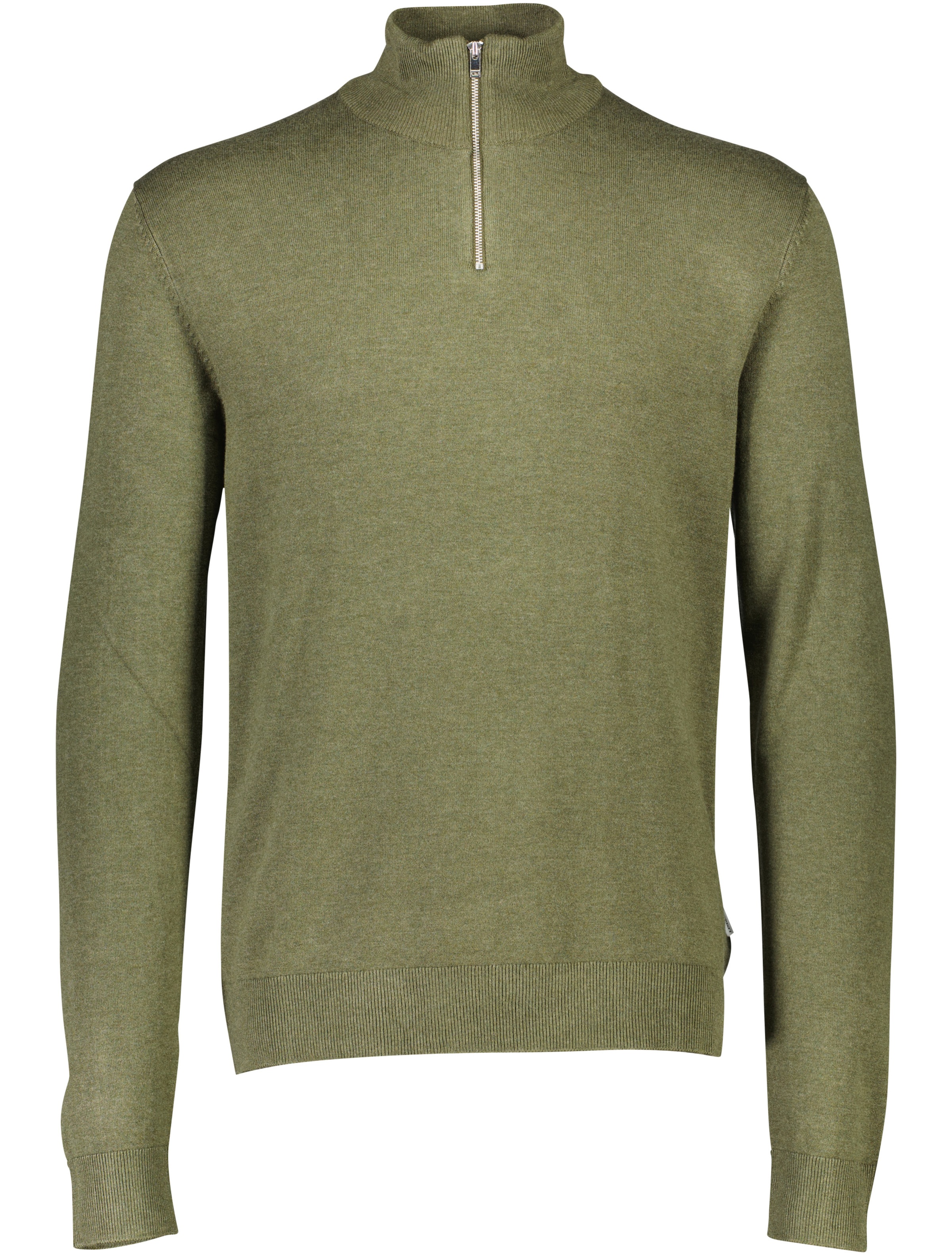 Troyer LINDBERGH "Troyer Slim Fit", Herren, Gr. XL, grün (army mel), Obermaterial: 80% Viskose, 20% Nylon, hoch geschlossener Ausschnitt, Pullover Troyer 3