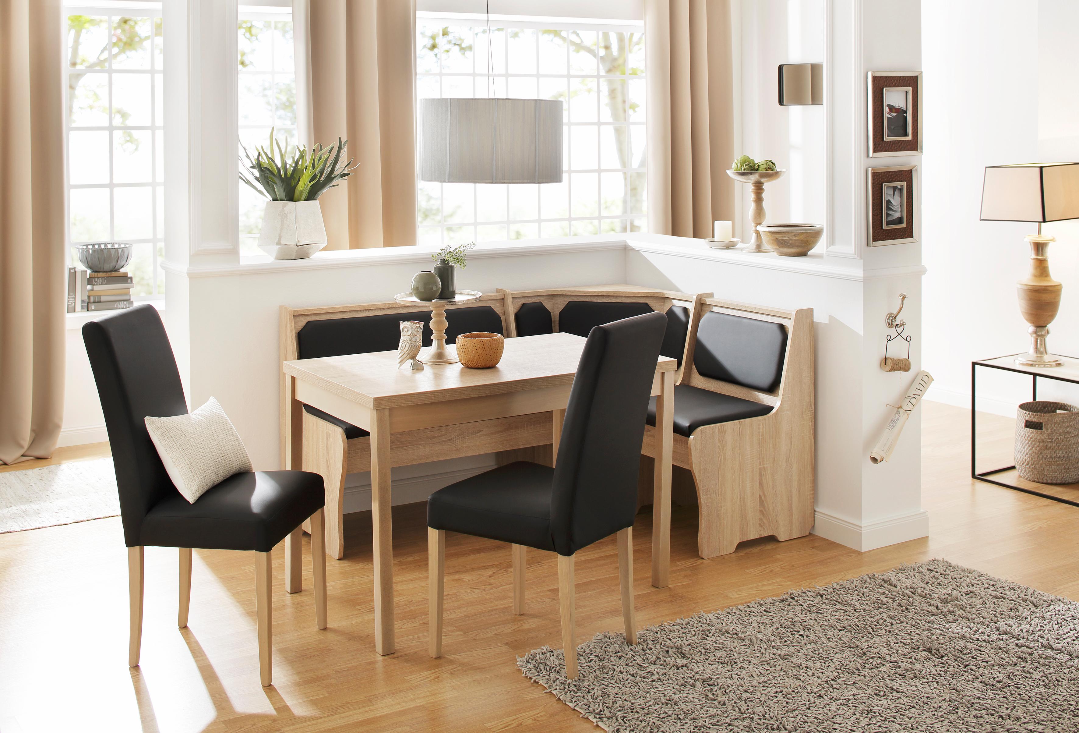 Home affaire Essgruppe Spree, (Set, 5 tlg.), bestehend aus Eckbank, Tisch und 2 Stühlen