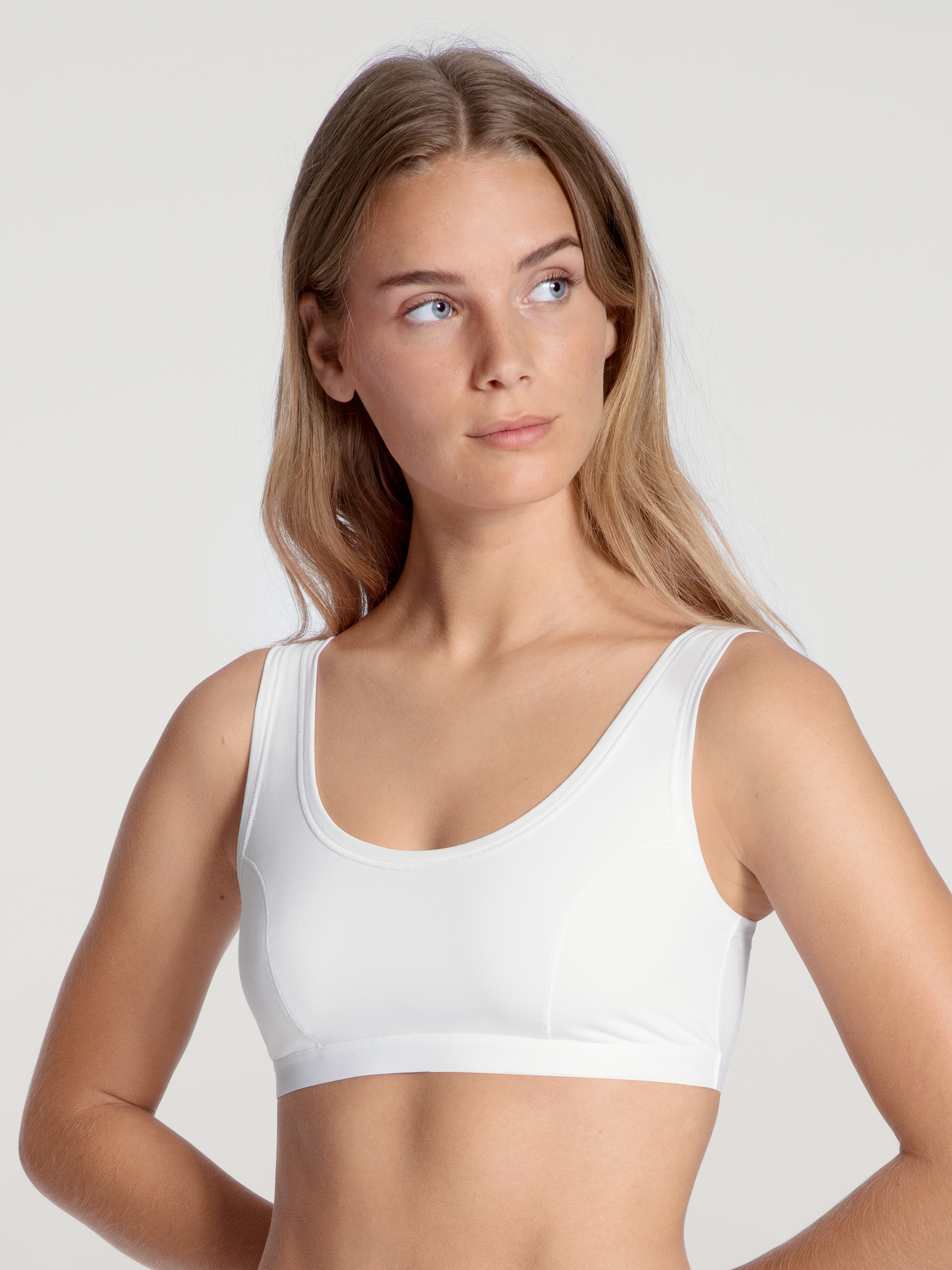 CALIDA Bustier "Natural Joy", mit tollem Feuchtigkeitsmanagement