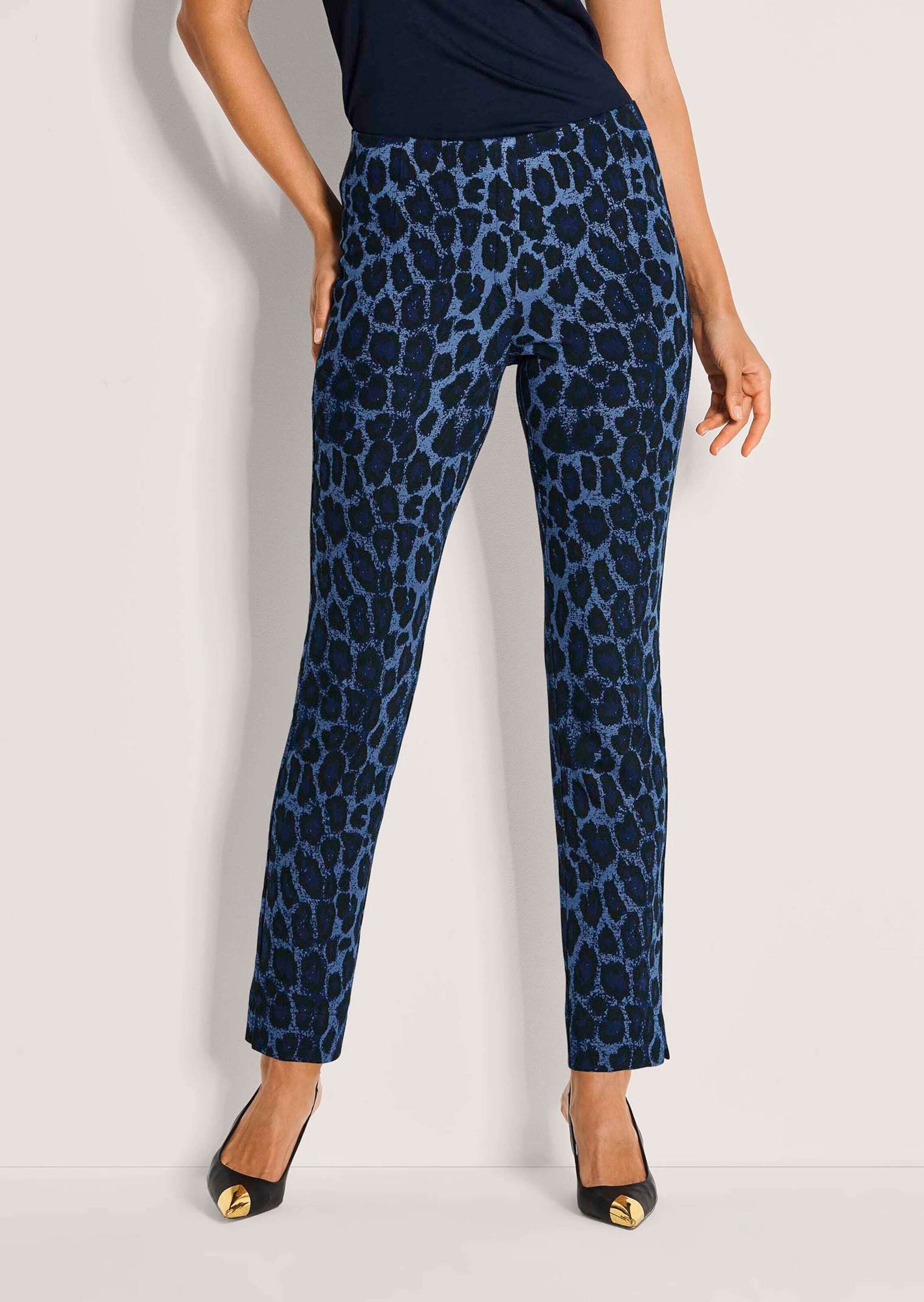 MADELEINE Leggings »Leggings Gerade Jersey-Leggings mit Animal-Print«