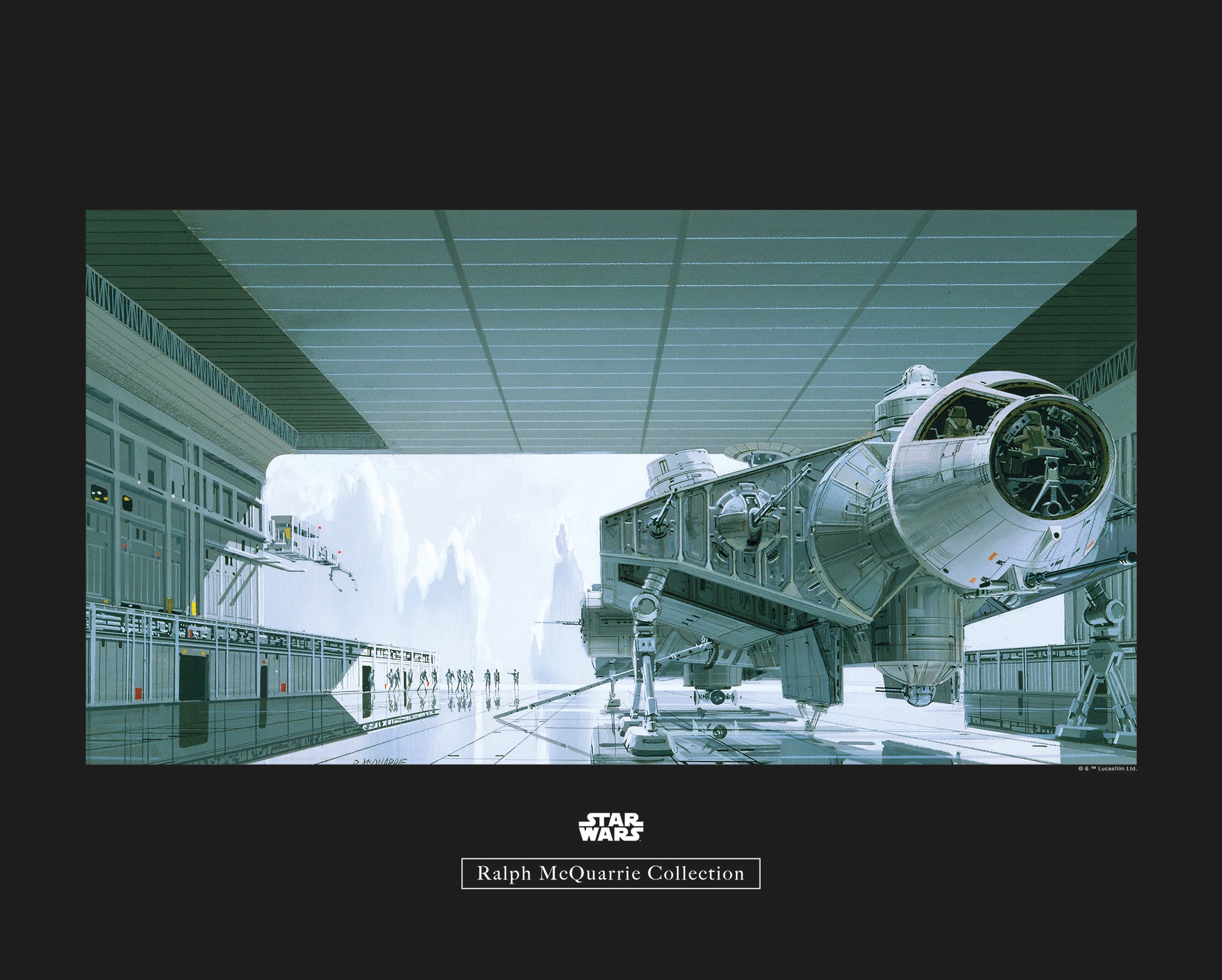 Komar Poster »Star Wars Classic RMQ Hangar S...