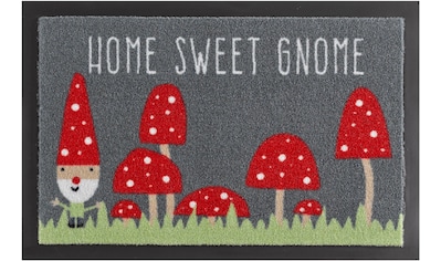HANSE Home Fußmatte »Home Sweet Gnome«, rechteckig, 7 mm Höhe, mit Spruch, mit... kaufen