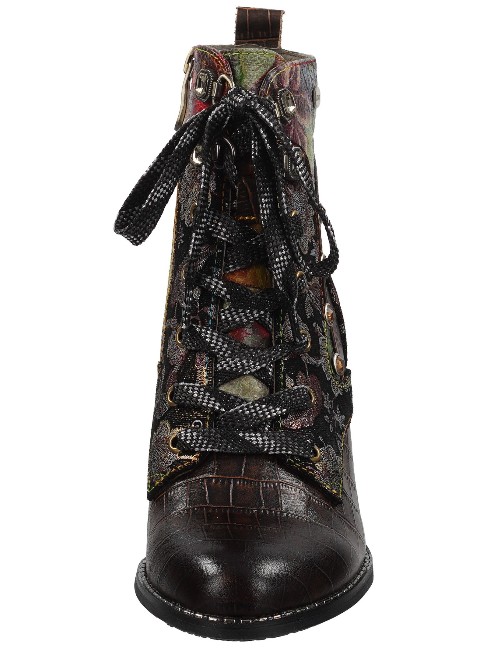 LAURA VITA Schnürstiefelette »LAURA VITA Stiefelette Leder/Textil«