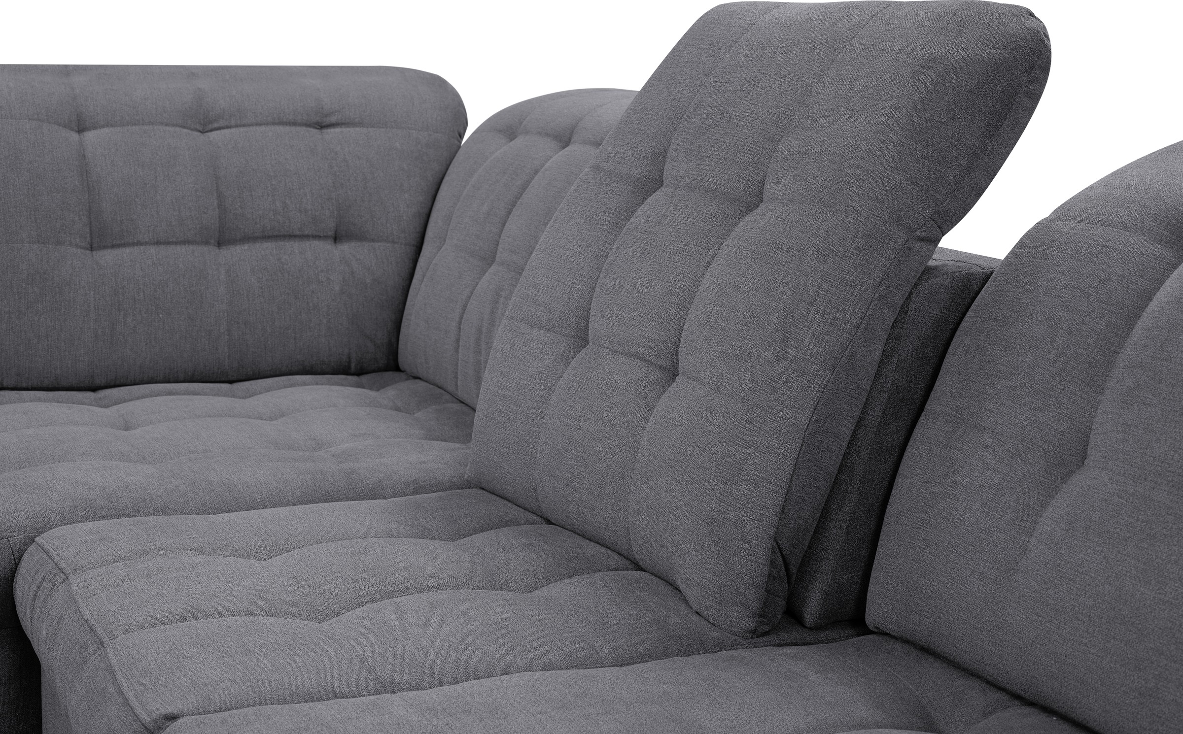 WERK2 Wohnlandschaft »Kordula-New Multifunktion Couch, Breite 332cm, U-Form«, Sofa in U-Form mit Schlaffunktion & Bettkasten, Schlafcouch